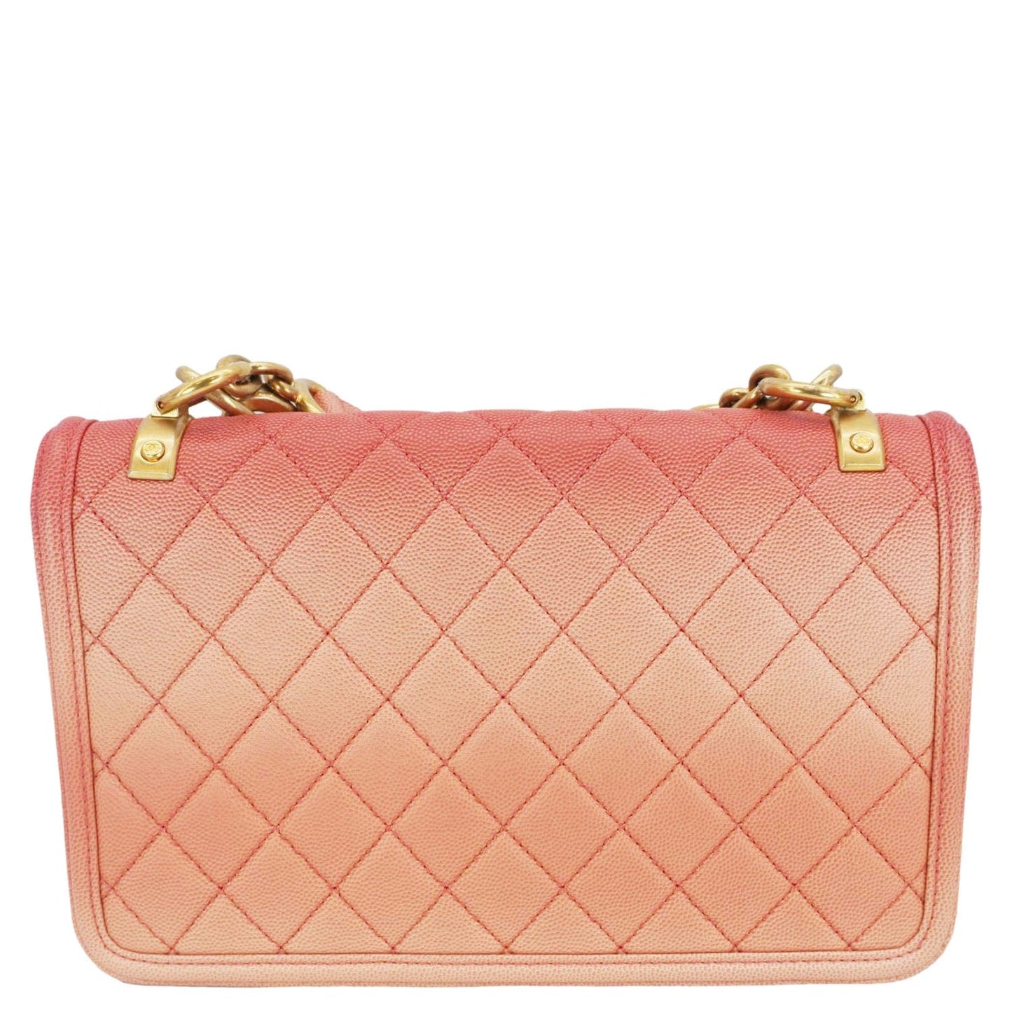 Chanel Sunset On Sea Flap Caviar Leather Travel Bag