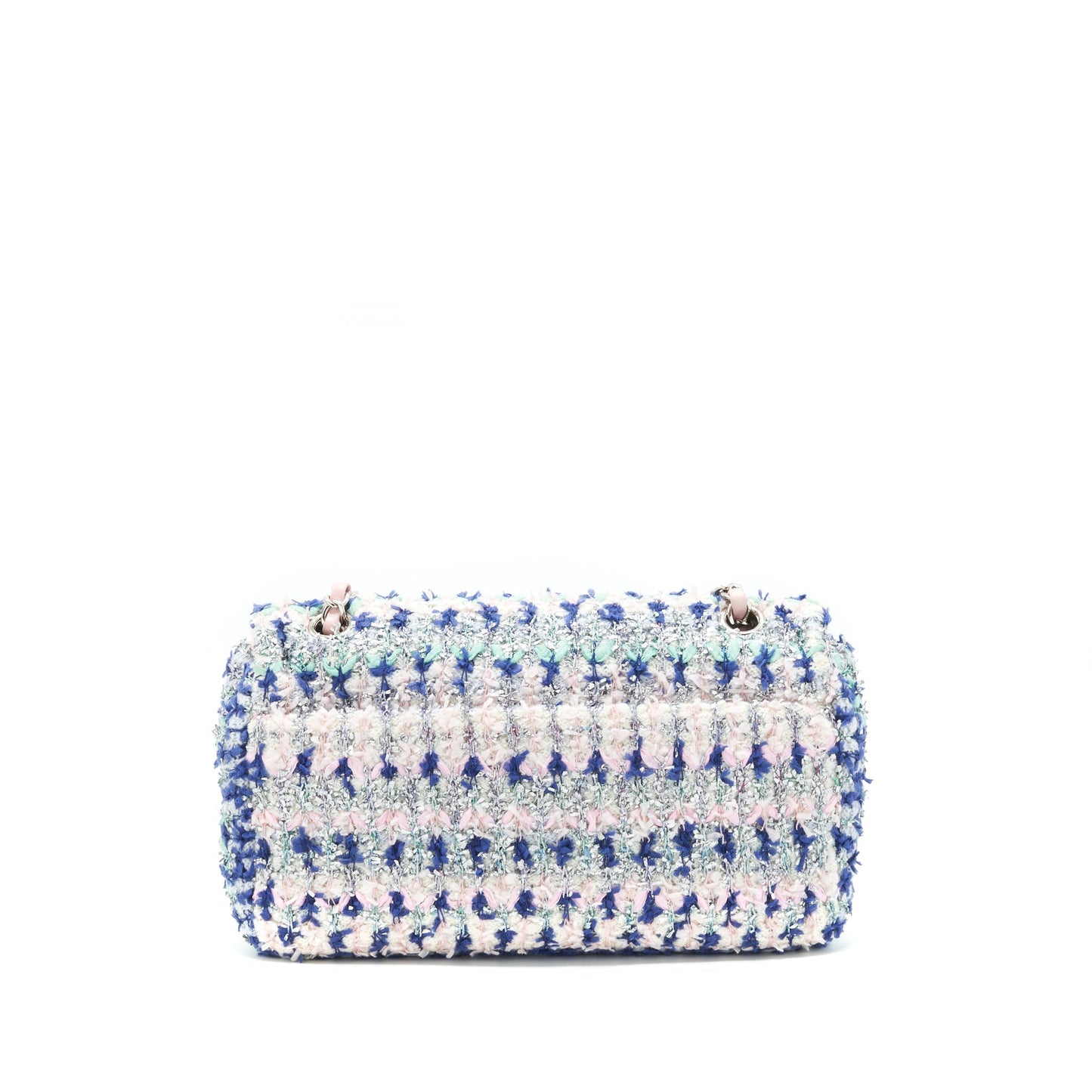 Chanel tweed classic flap multi colour SHW Shoulder Bag