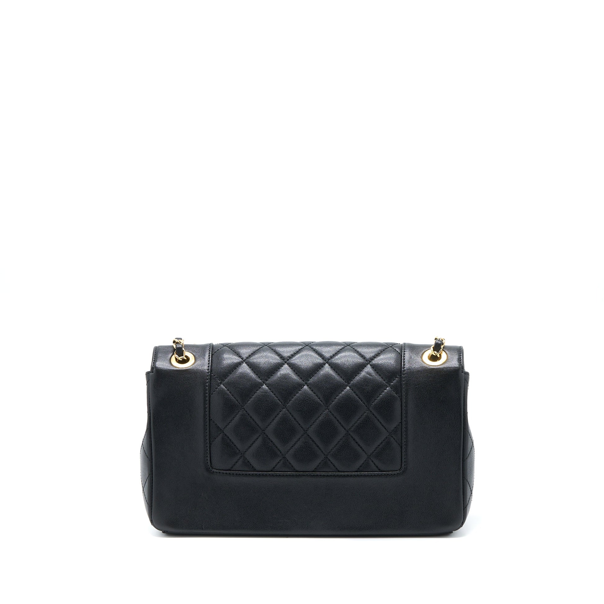 Chanel Seasonal Quilted Flap Calfkskin Hardware Multicolour Black Shoulder Bag