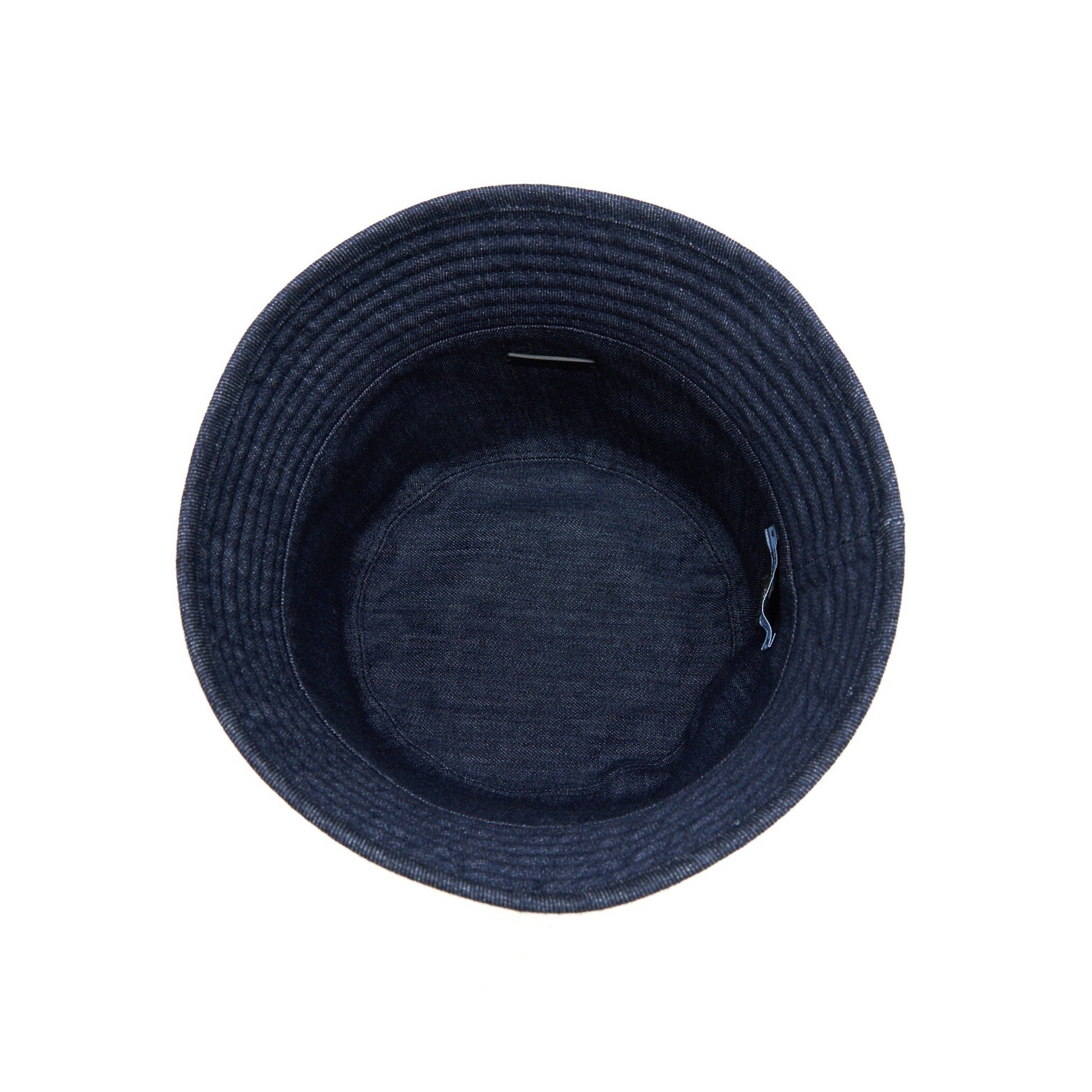Prada And Hat Handbag Denim Nylon Bucket Bag