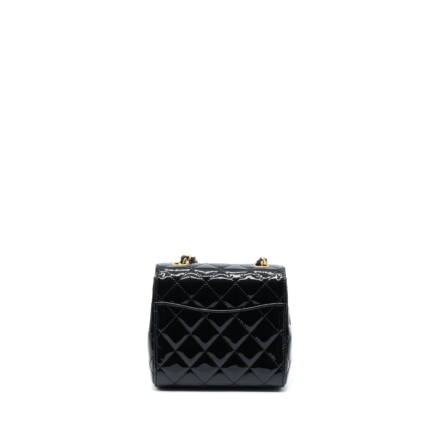Chanel 22K Retro Classic New Square Flap Black Shoulder Bag