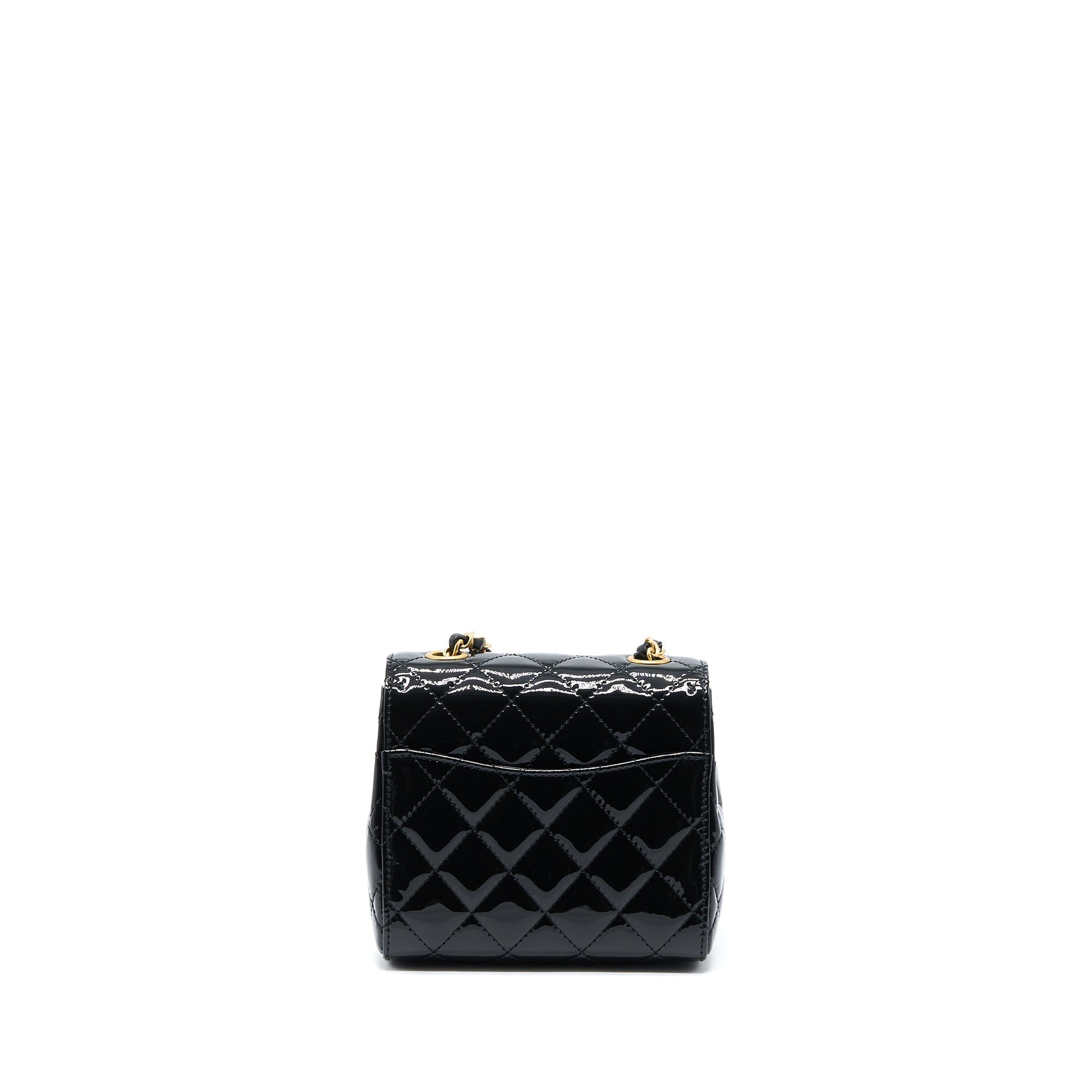 Chanel 22K Retro Classic New Square Flap Black Shoulder Bag