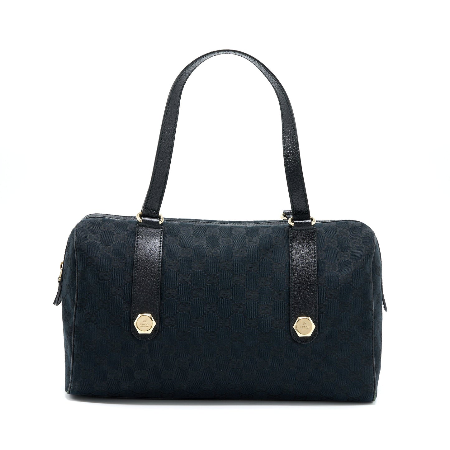 Gucci Boston Bag Supreme Fabric Shw Black Travel Bag