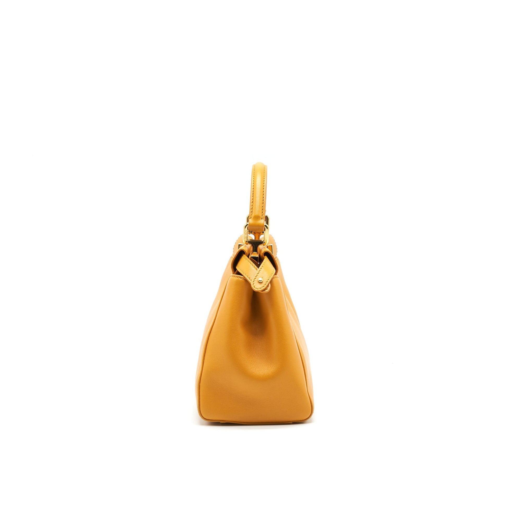 Fendi Peekaboo Apricot Handbag Mini Travel Bag
