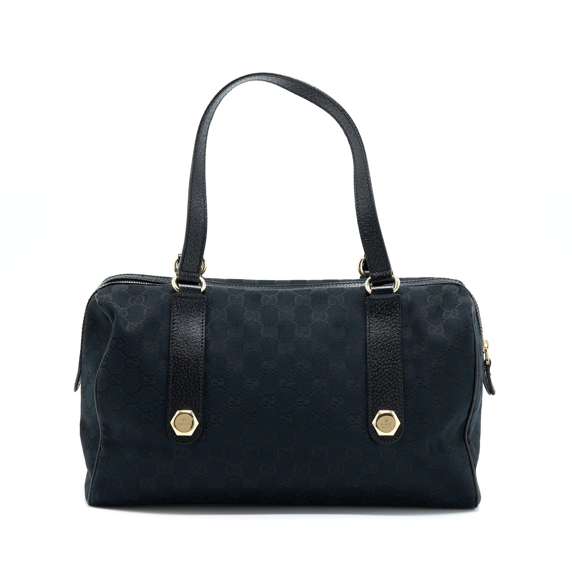 Gucci Boston Bag Supreme Fabric Shw Black Travel Bag