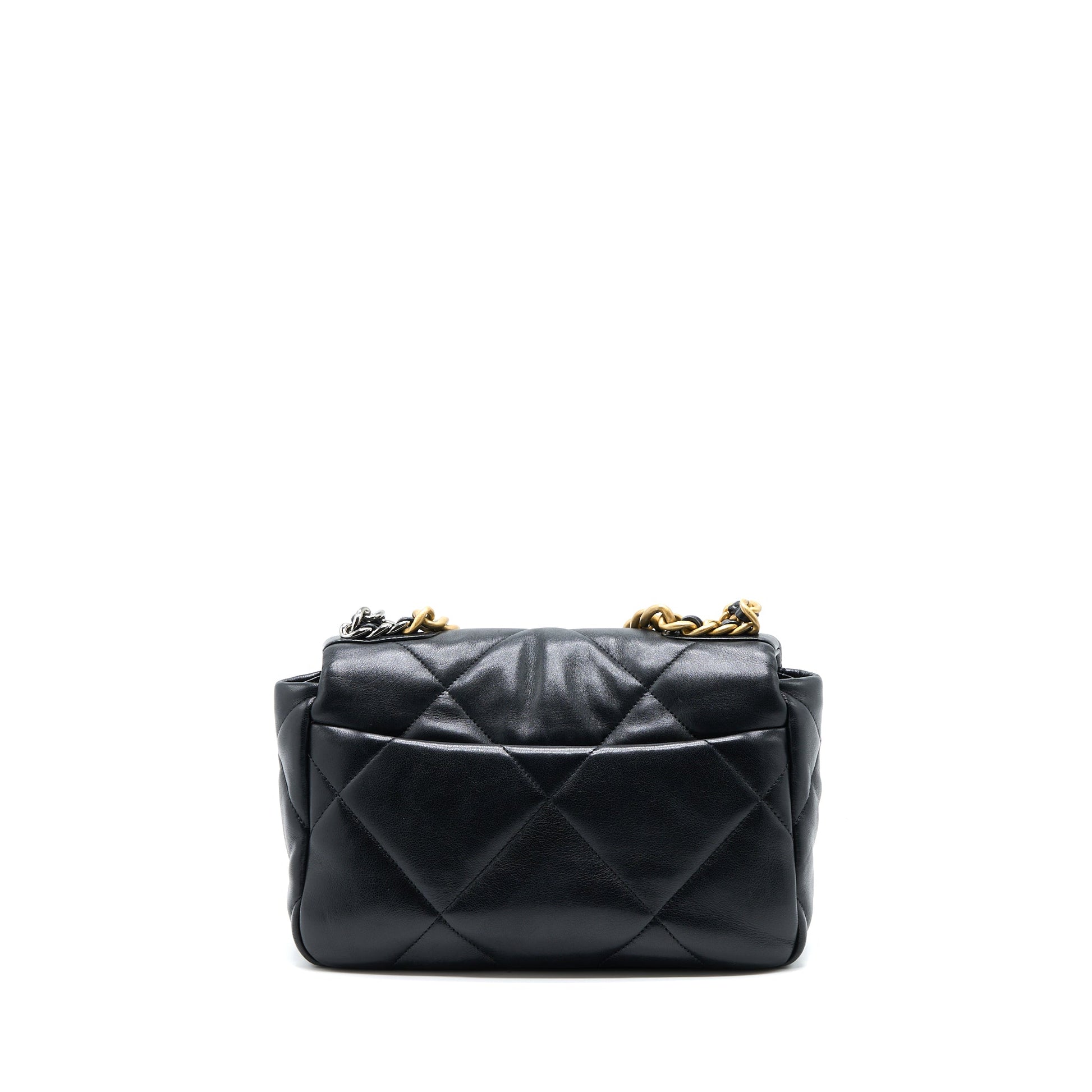 Chanel 19 Lambskin Hardware Multicolour Black Small Handbag Hardware 1