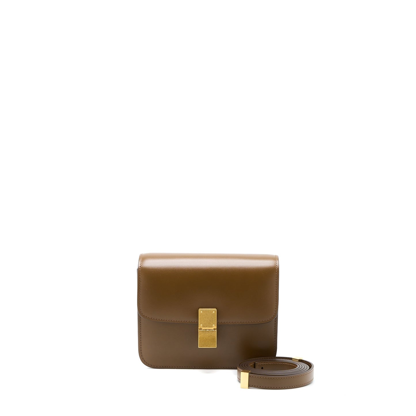 Celine Teen Classic Purse In Box Calfskin Camel Travel Bag