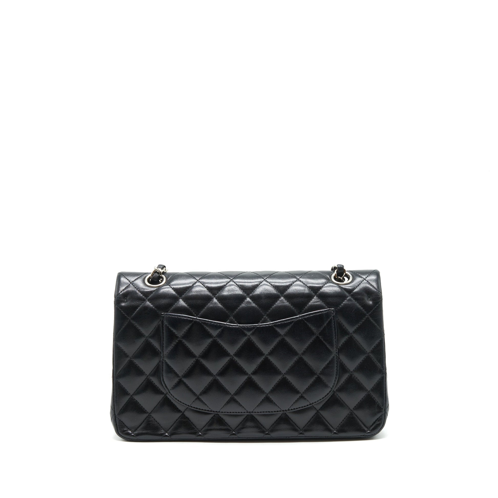 Chanel Classic Flap Lambskin SHW Black Shoulder Bag