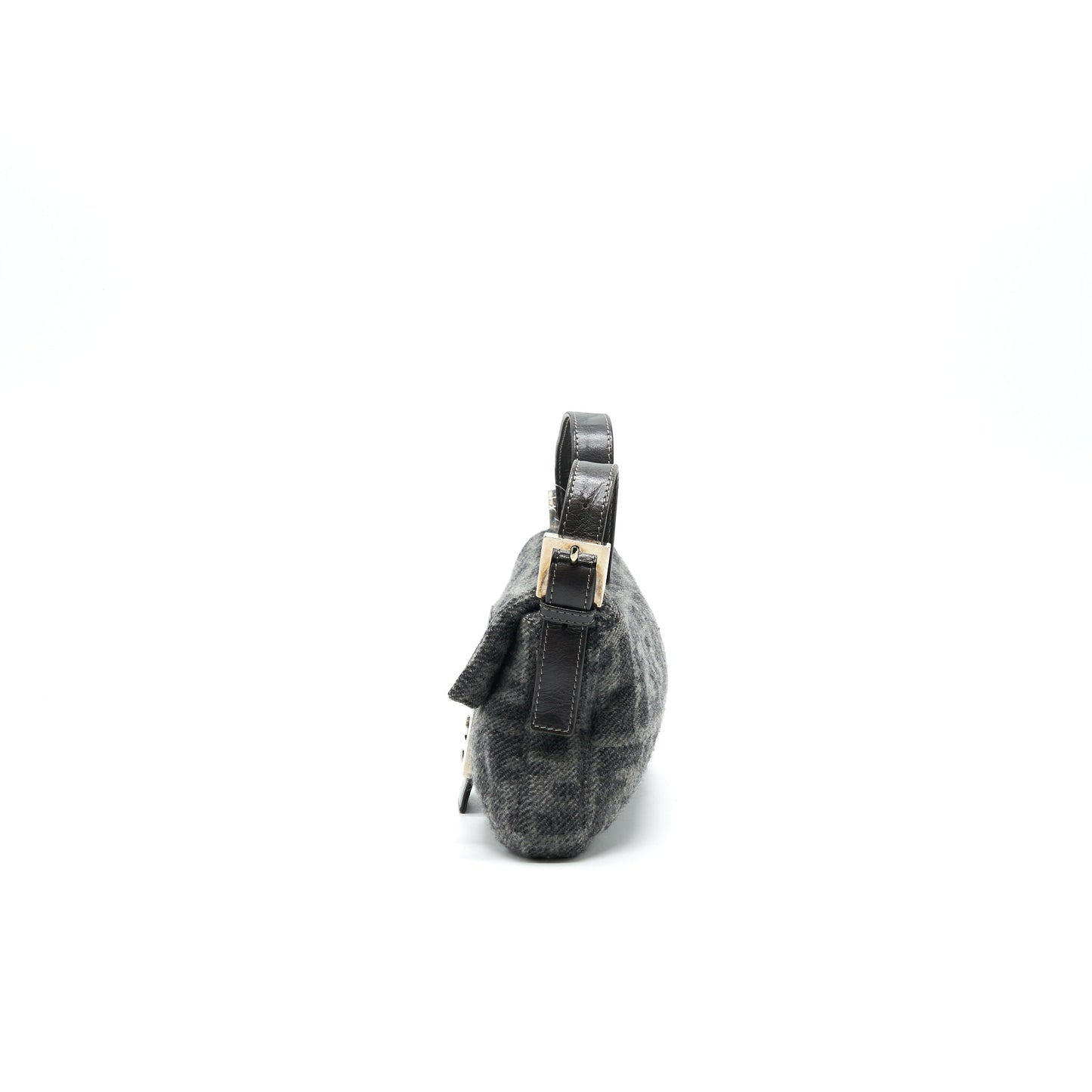 Fendi Tweed Handbag Travel Bag