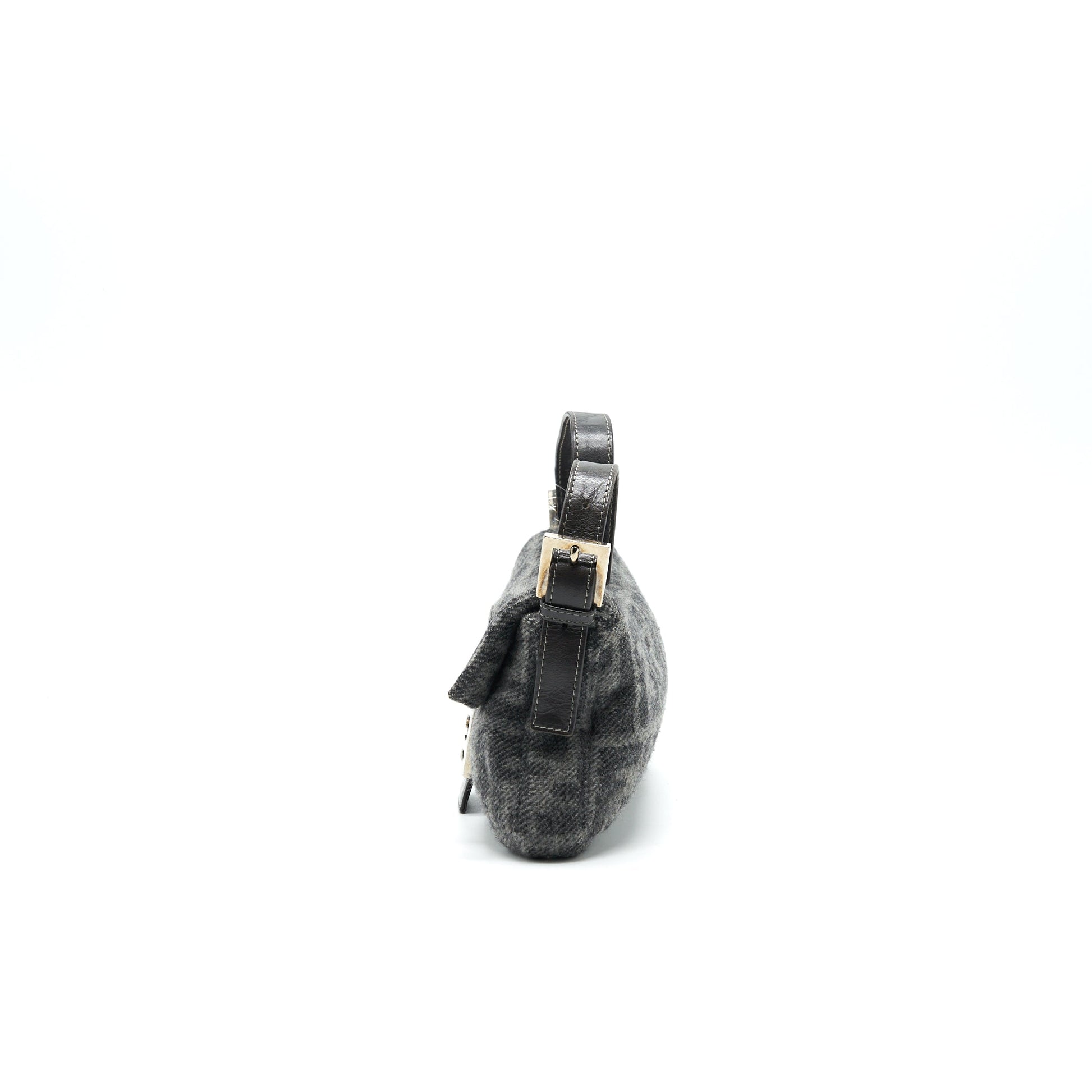 Fendi Tweed Handbag Travel Bag