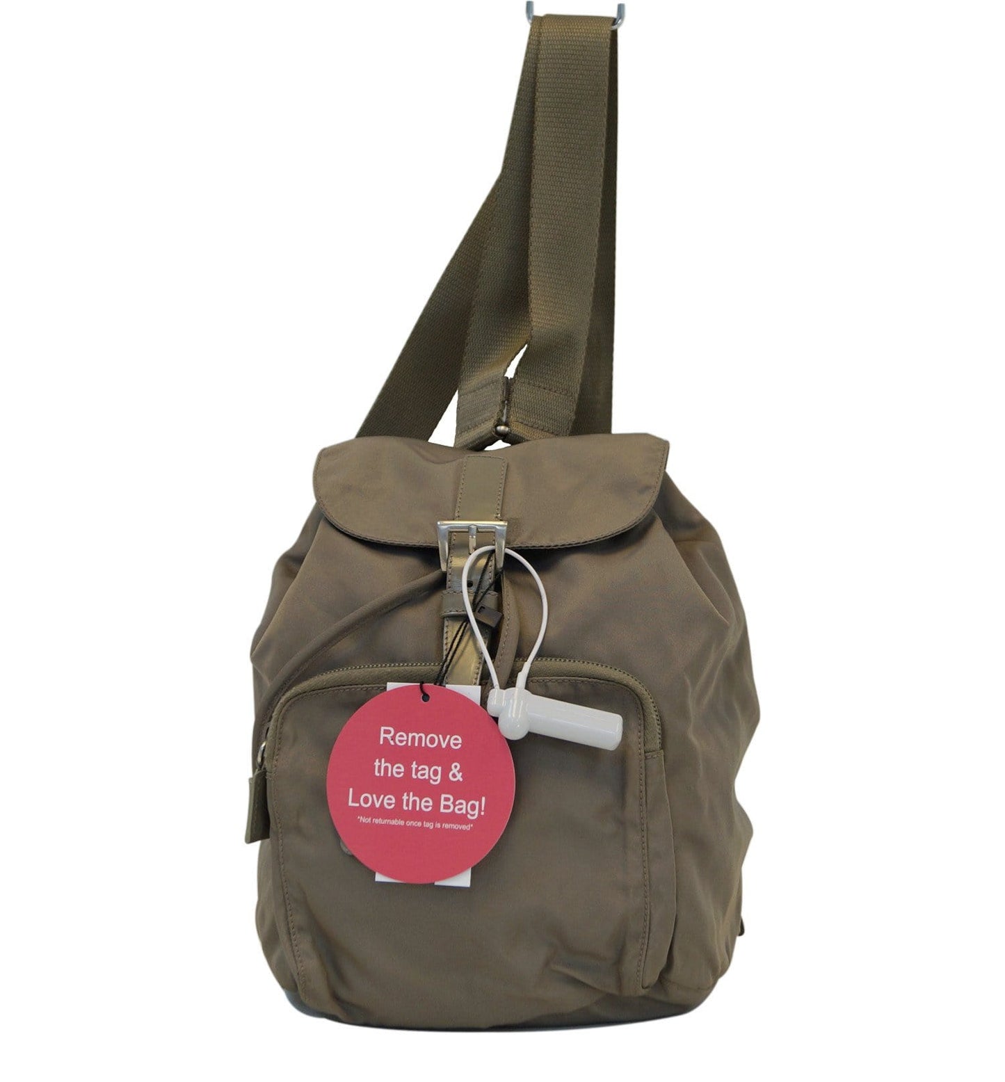 Prada Grey Backpack Nylon Gray