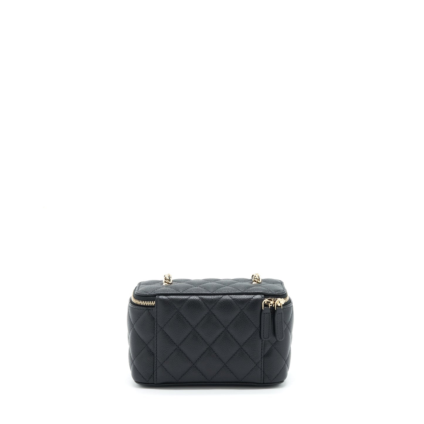Chanel 22P Long Vanity CC Logo Caviar Black Handbag Lghw 1