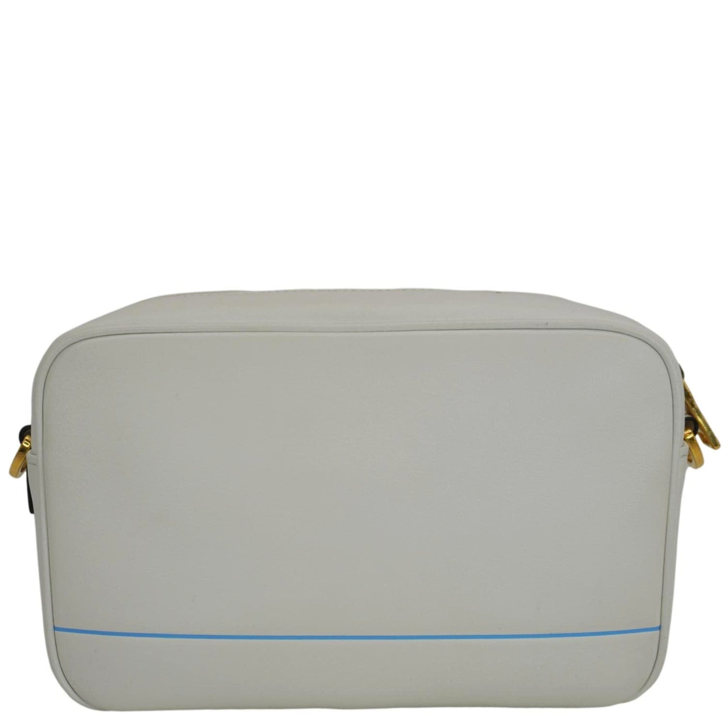 Prada Mirage Camera Crossbody Bag Leather White