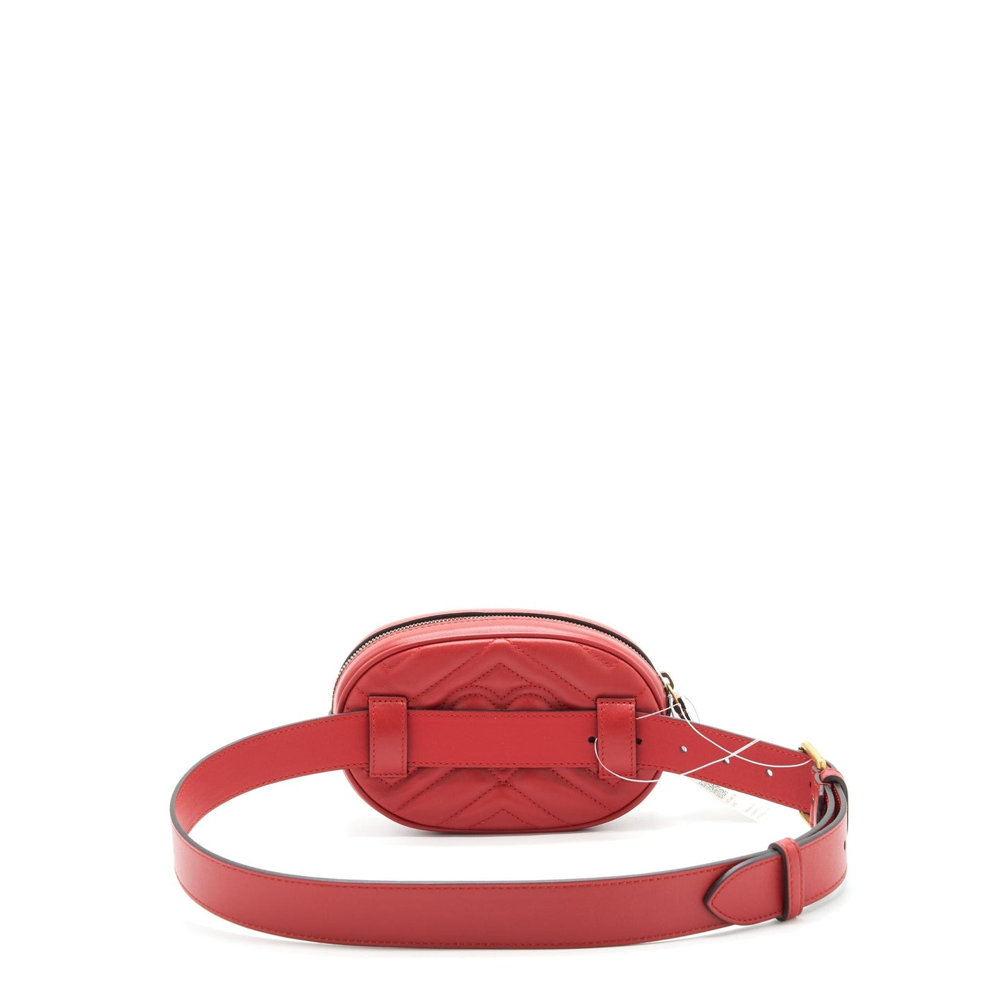 Gucci Size85 Marmont Belt Bag Leather Red Accessory