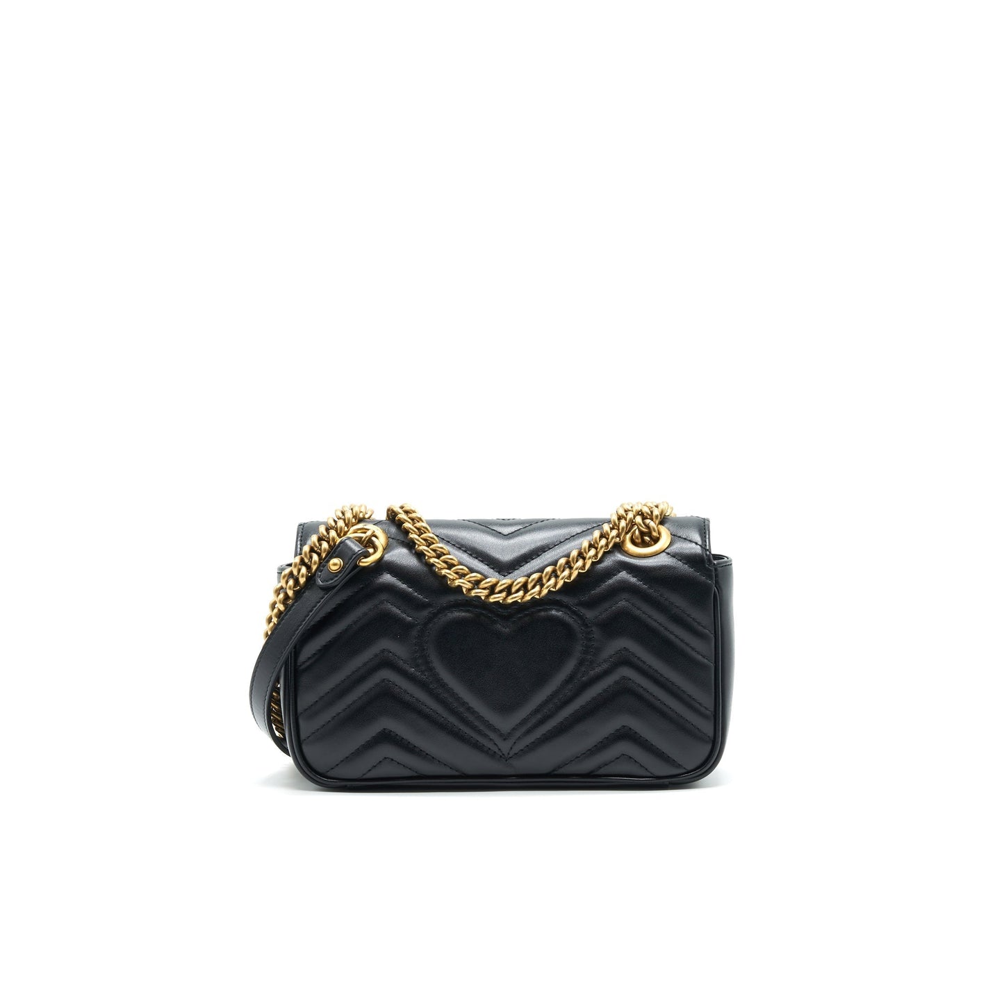 Gucci Marmont Handbag Black Mini Travel Bag