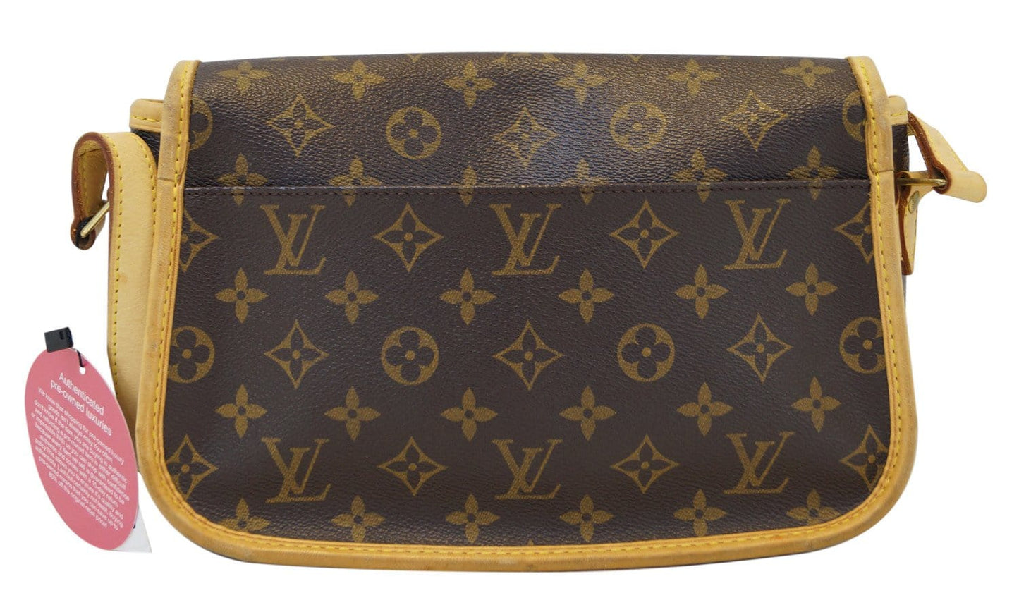 Louis Sologne Shoulder Bag Canvas Monogram Crossbody Bag
