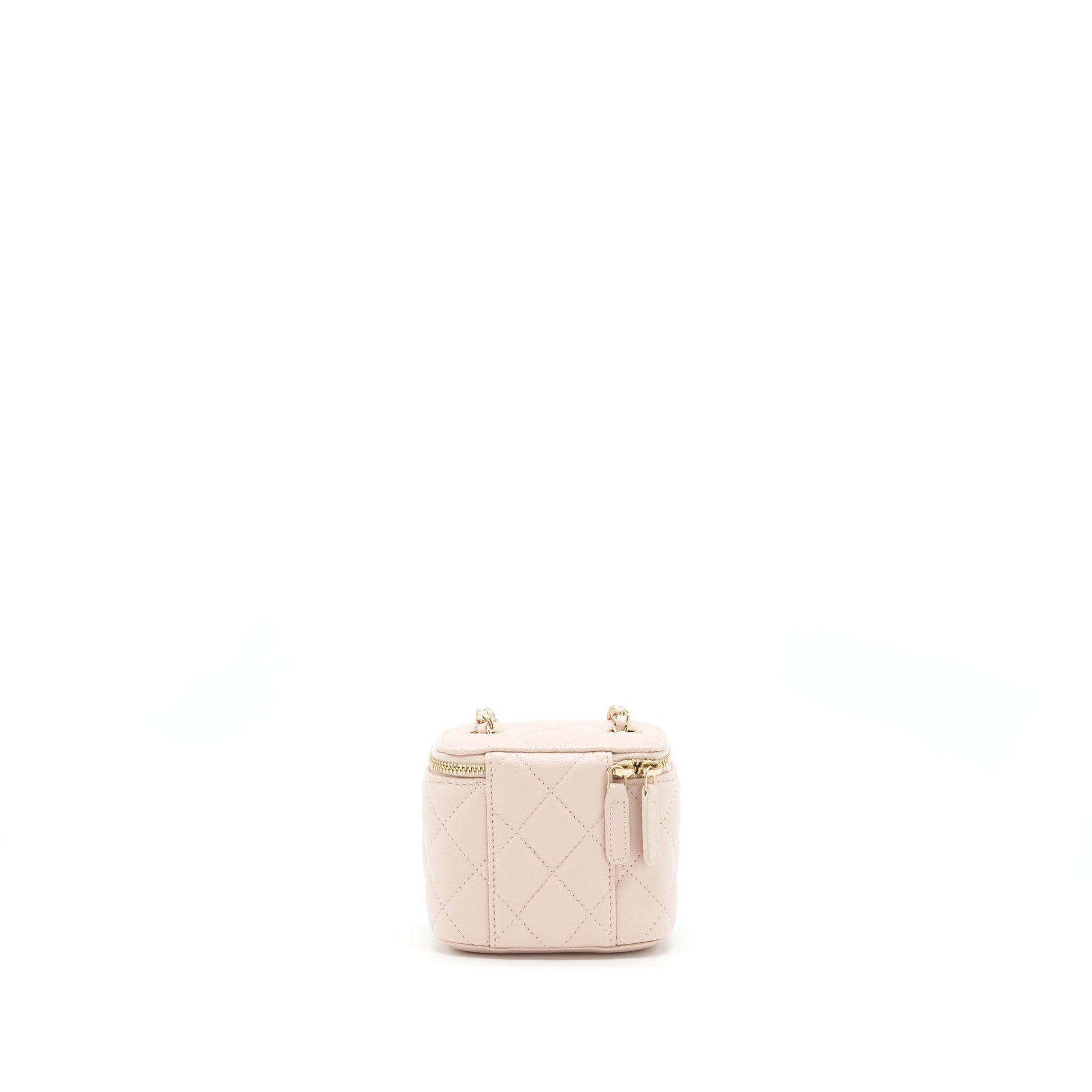 Chanel Vanity Caviar Light LGHW Beige Mini Bag