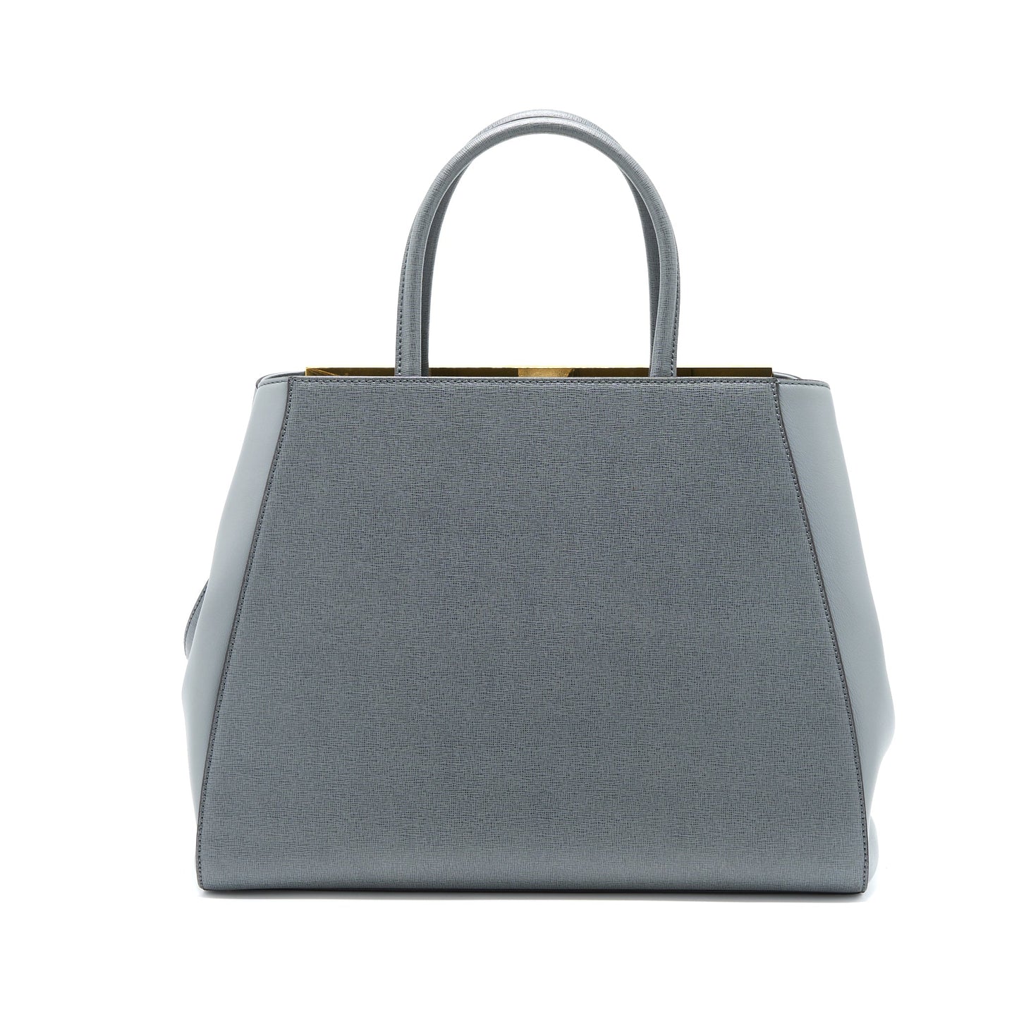 Fendi Jours Purse Grey Gray Large Travel Bag