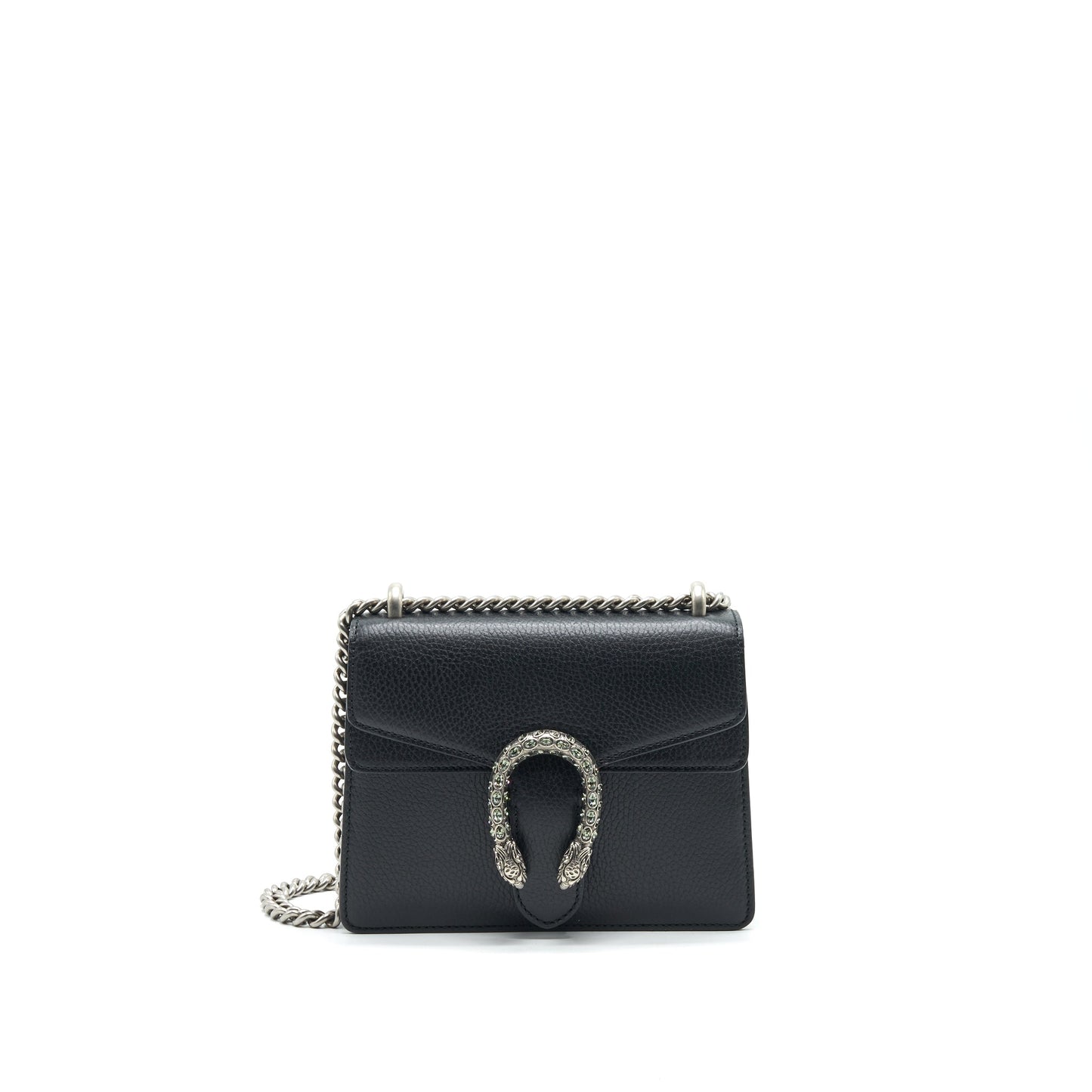 Gucci Dionysus Bag With Shw Leather Black Travel Bag