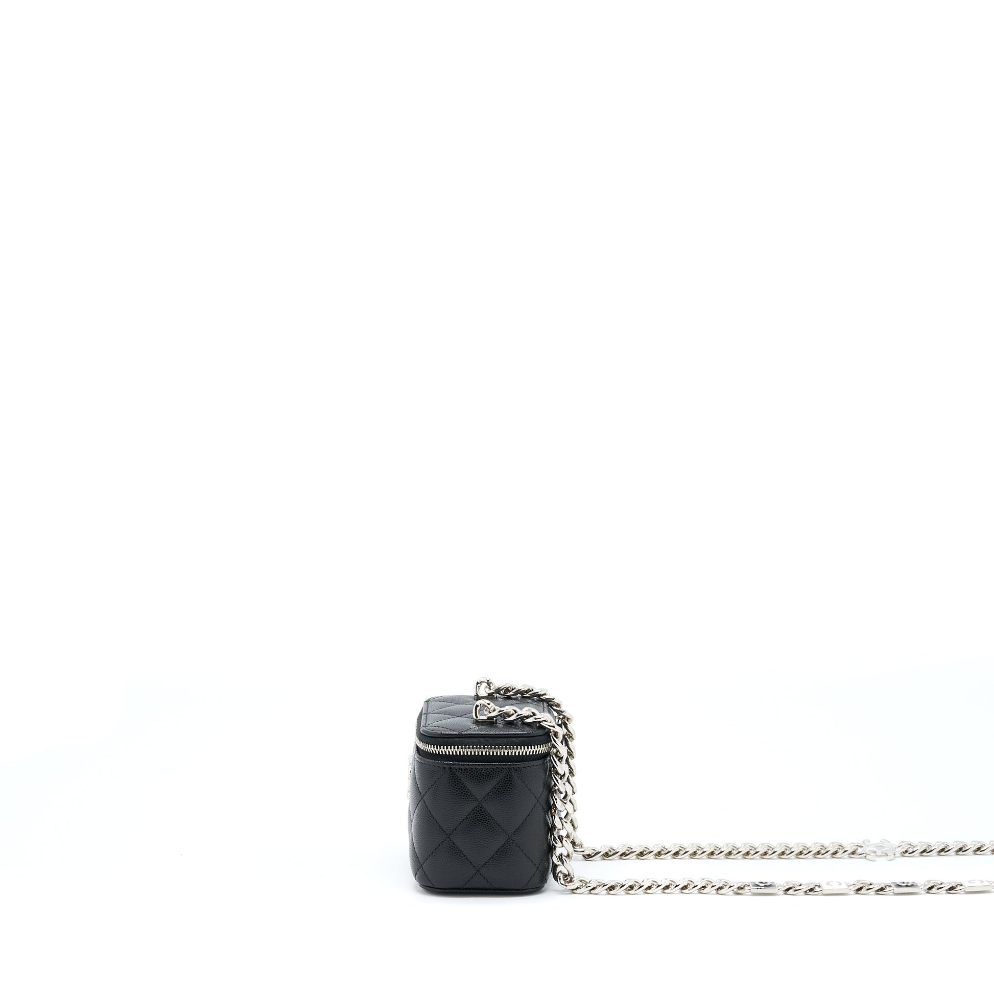 Chanel Vanity Giant Caviar SHW Black Mini Bag