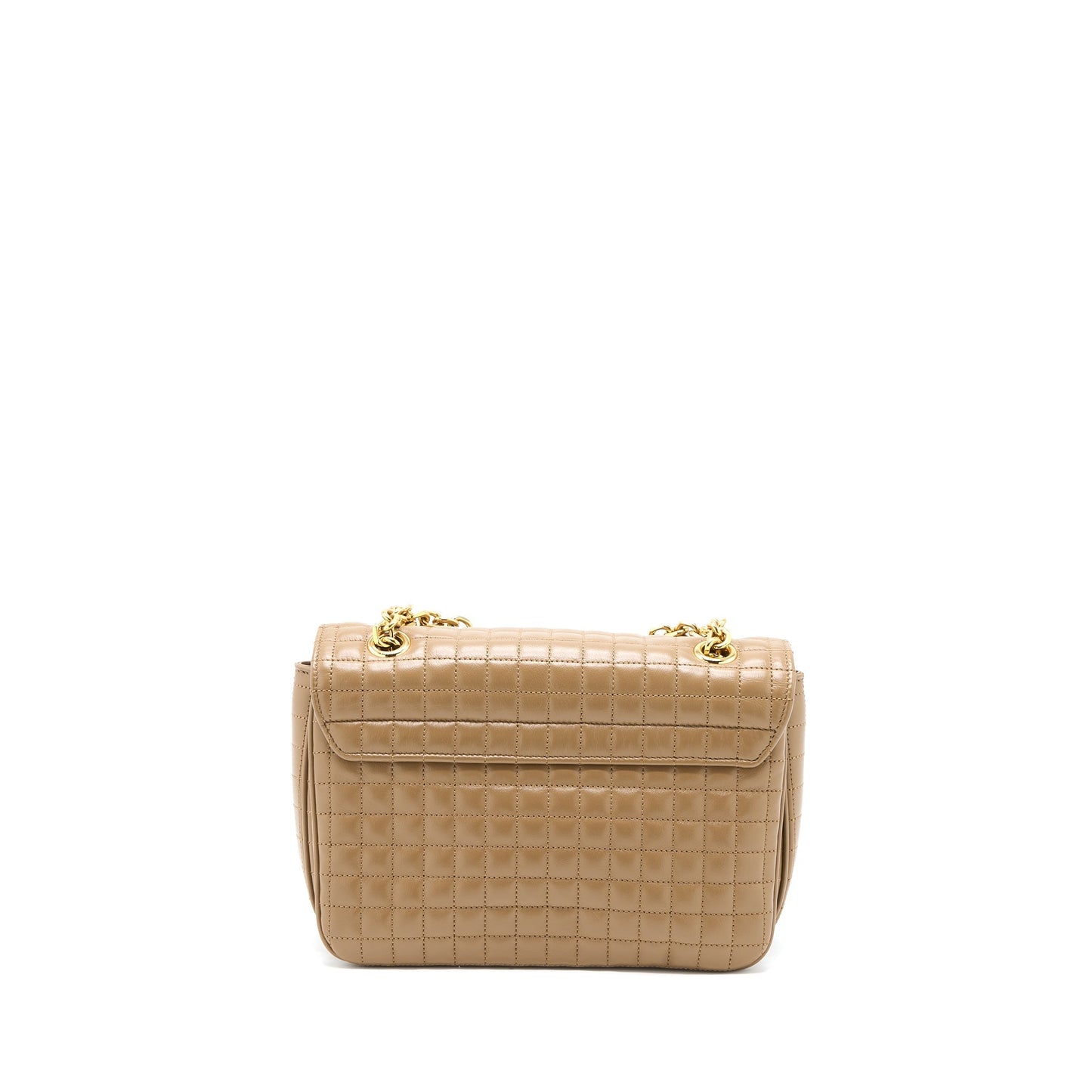 Celine C Purse Calfskin Light Camel Handbag Travel Bag