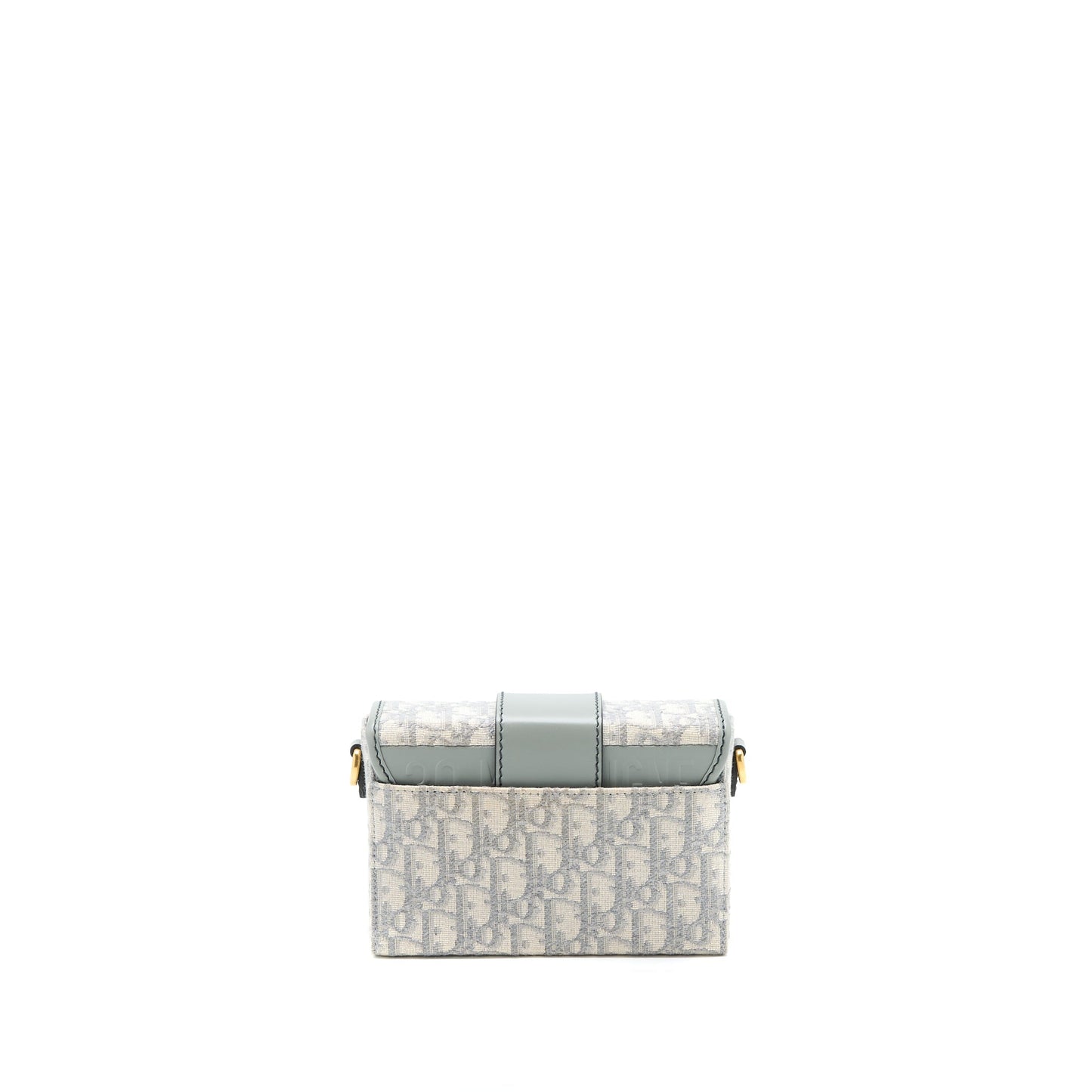 Dior Montaigne Box Purse Grey Oblique Jacquard Handbag Mini Travel Bag