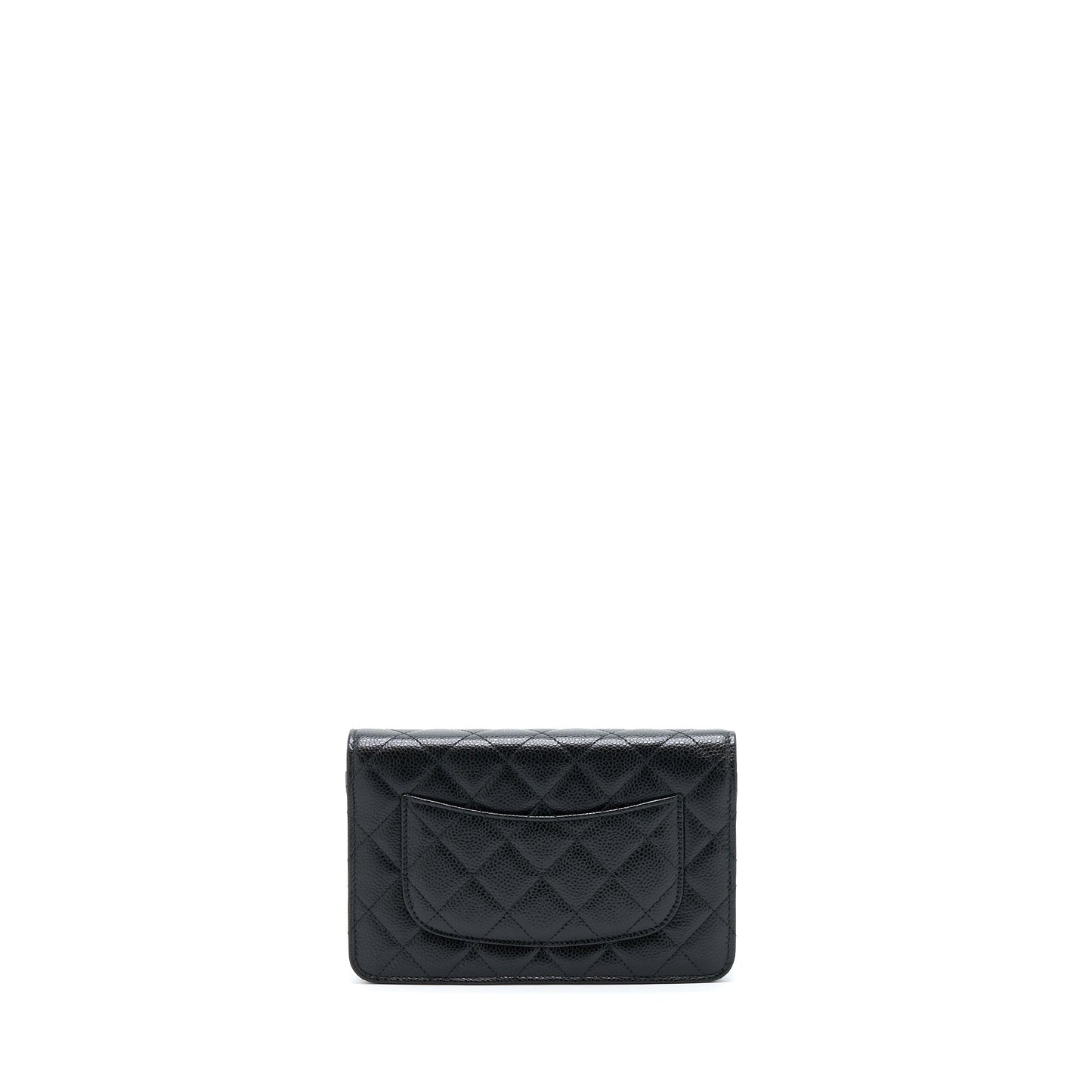 Chanel Classic On Caviar GHW Black Wallet Case Ghw 5