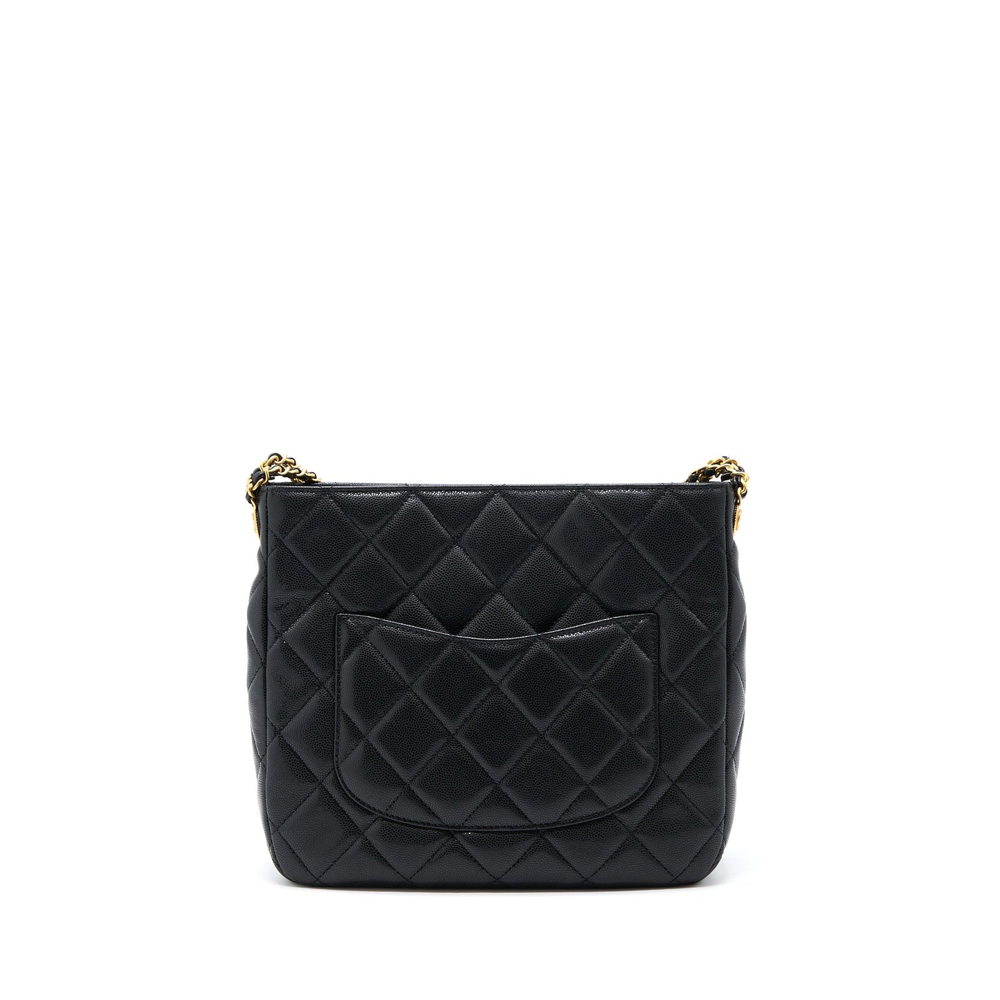 Chanel 22A Twist Your Buttons Hobo Caviar Black Shoulder Bag Microchip 1