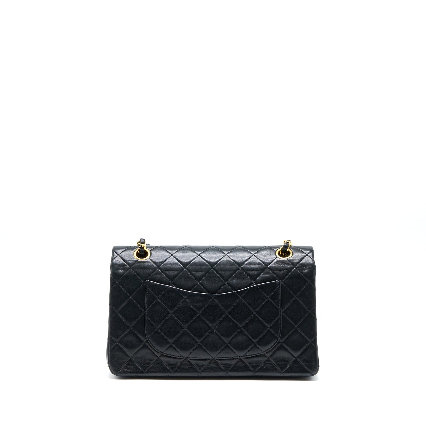 Chanel Flap Lambskin GHW Black Shoulder Bag Ghw 1