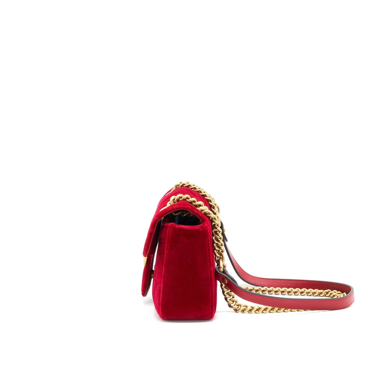 Gucci Velvet Marmont Bag Matelasse Mini Tote Bag