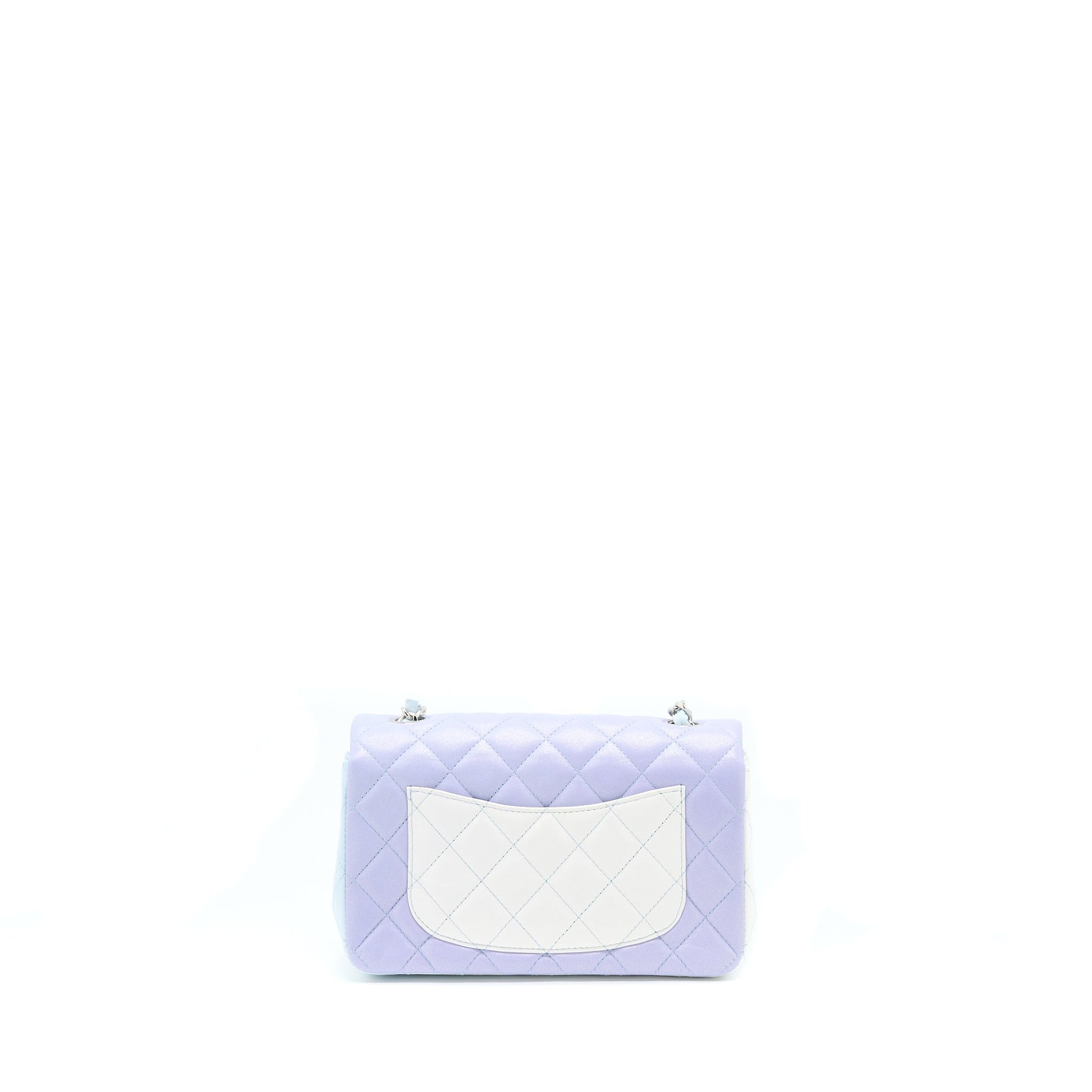 Chanel 21K Rectangular Flap Lambskin OmbrÃ© Iridescent Multicolour Shoulder Bag