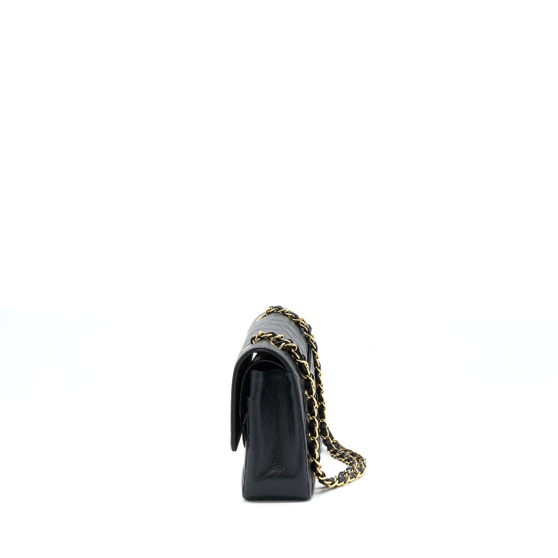 Chanel Classic Double Flap Caviar GHW Black Shoulder Bag Ghw 1