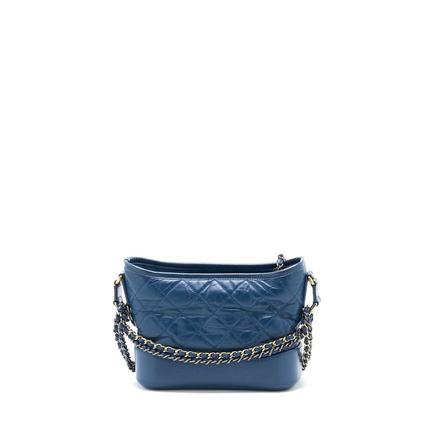 Chanel Gabrielle Hobo Hardware Multicolour Blue Small Shoulder Bag