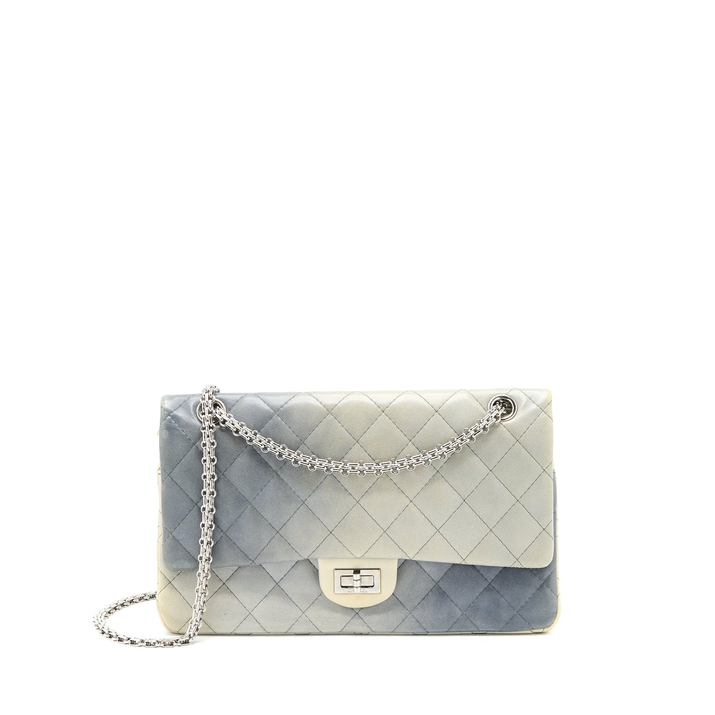 Chanel 2.55 226 Reissue Flap Lambskin Ombre Grey Shoulder Bag