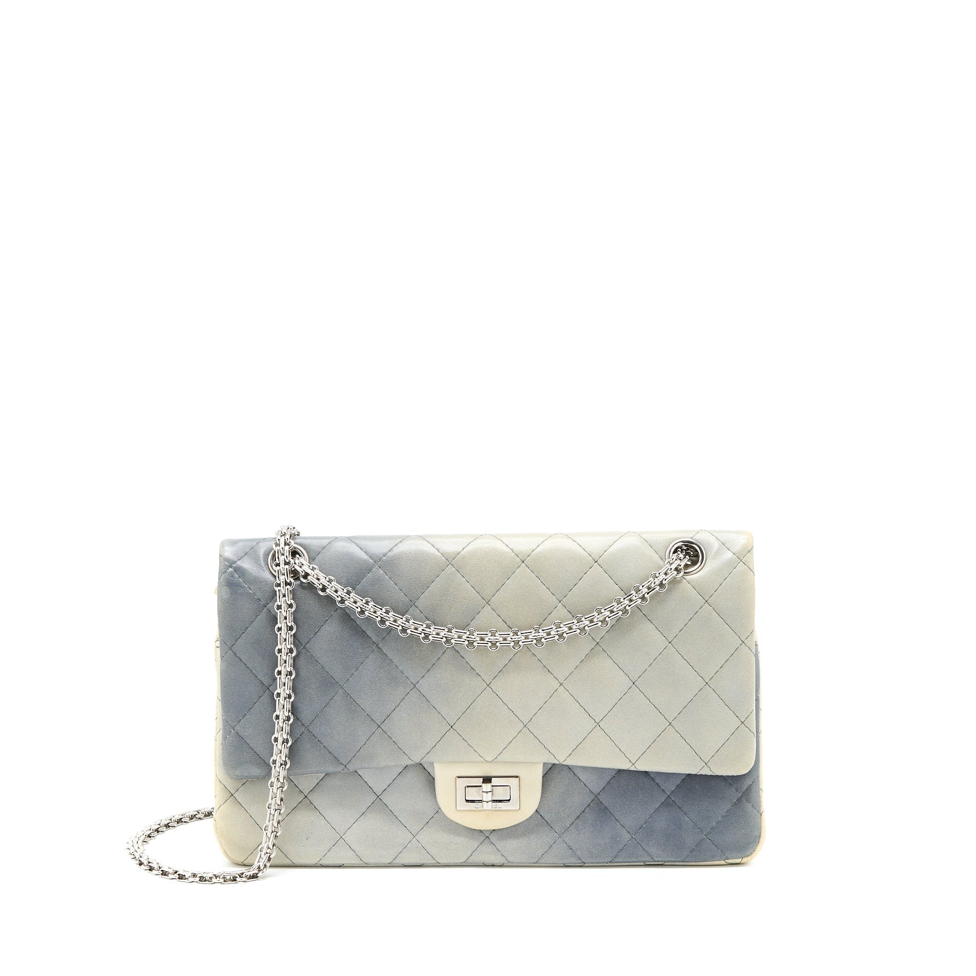 Chanel 2.55 226 Reissue Flap Lambskin Ombre Grey Shoulder Bag