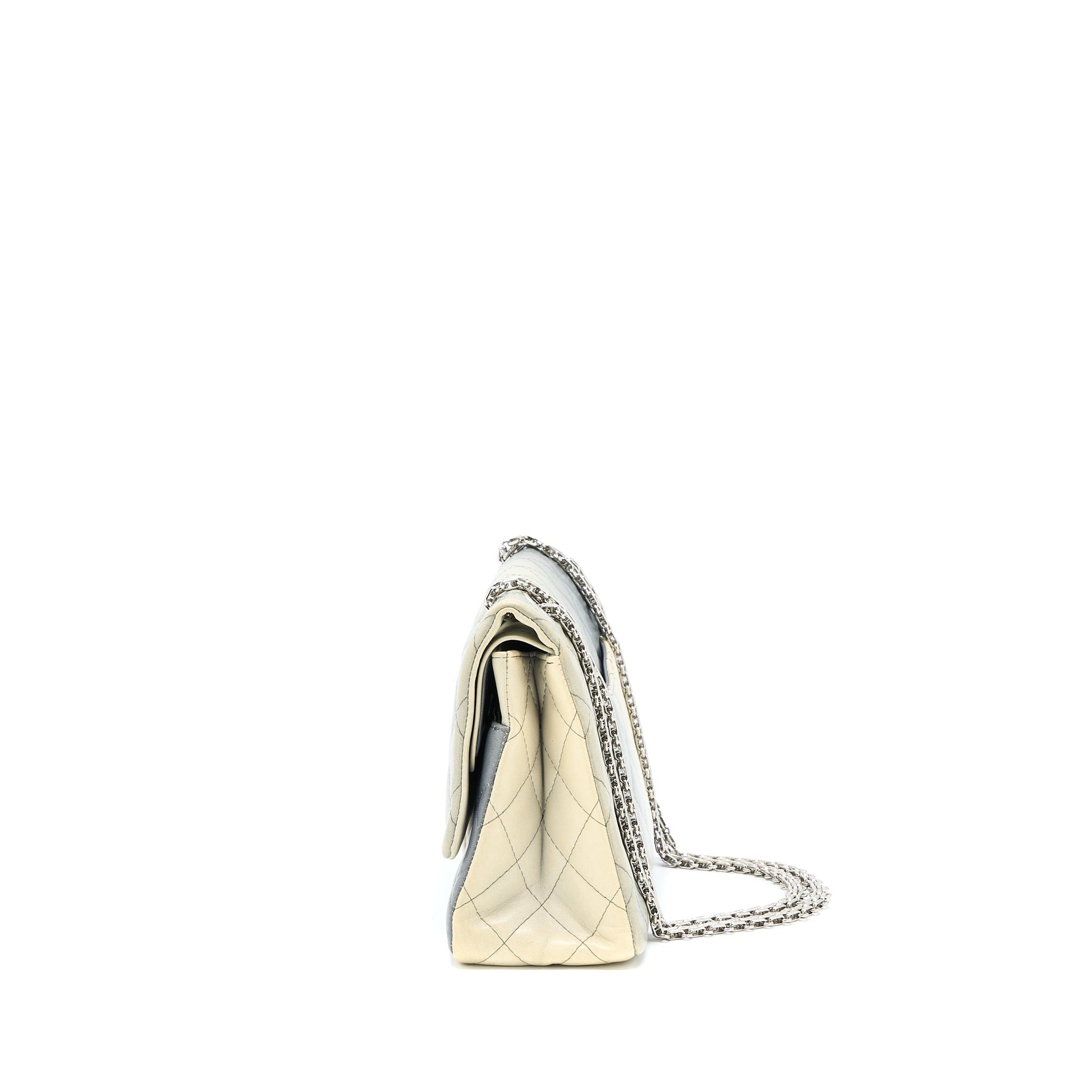 Chanel 2.55 226 Reissue Flap Lambskin Ombre Grey Shoulder Bag