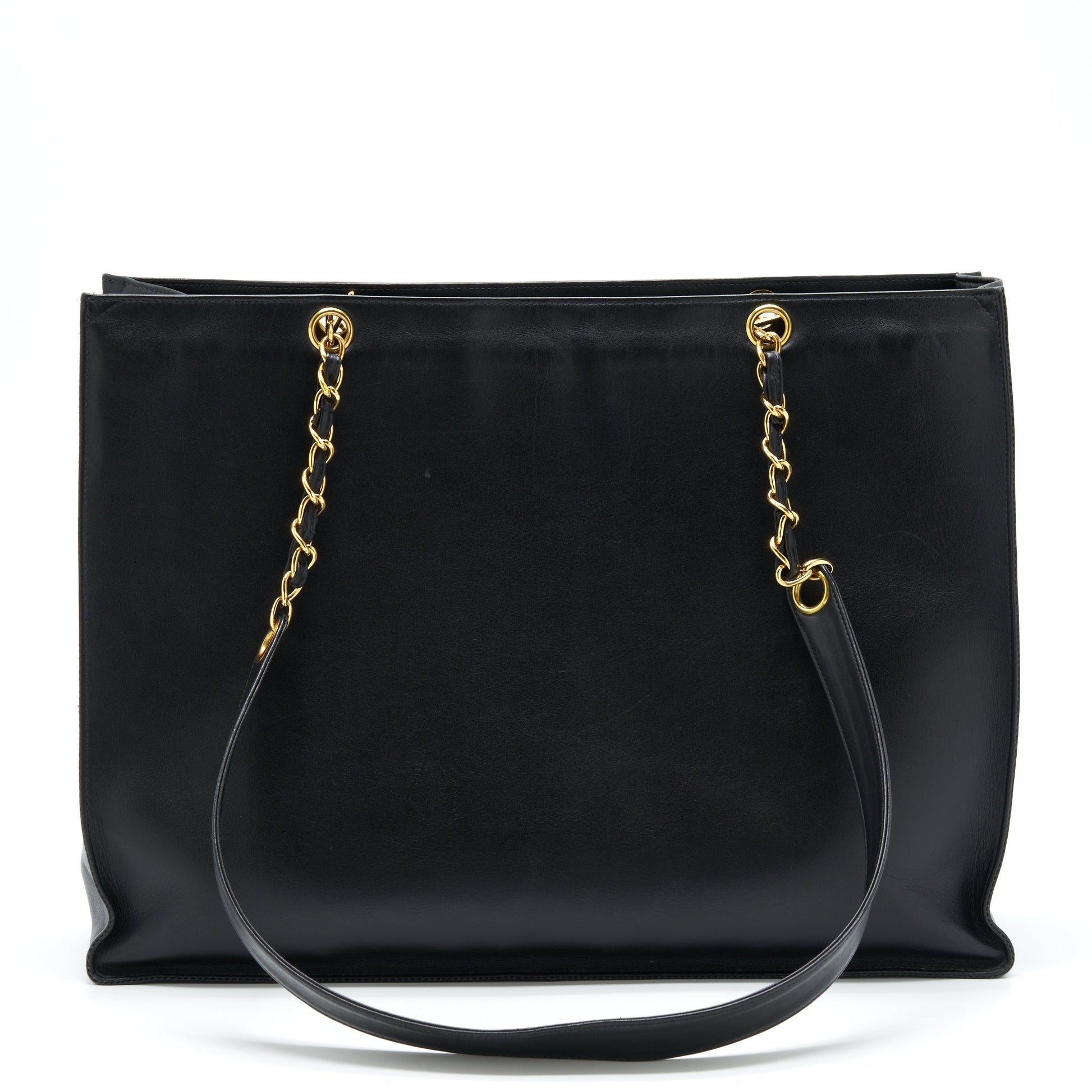 Chanel CC Timeless Shopping Lambskin GHW Black Tote Bag