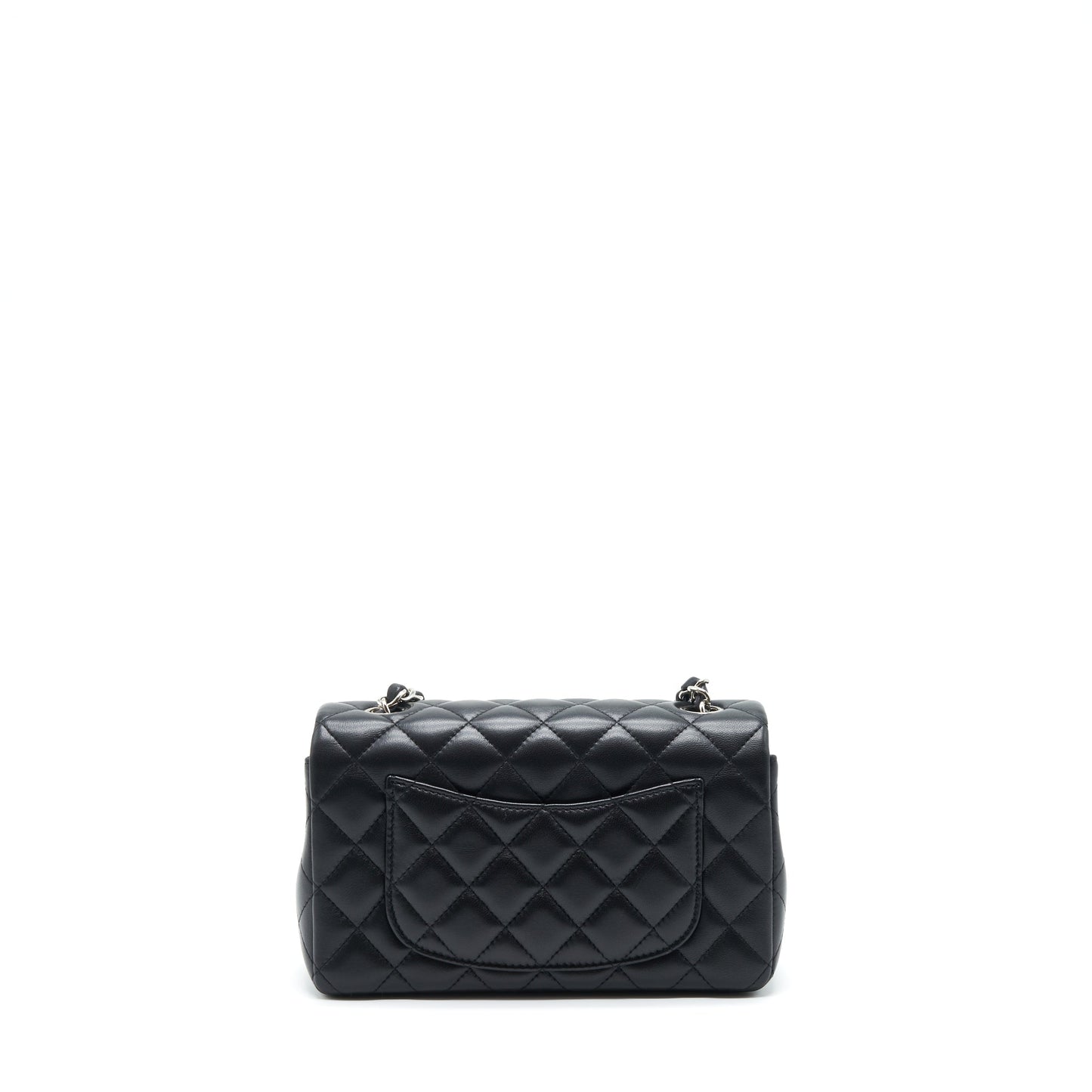 Chanel Rectangular Lambskin SHW Black Mini Bag