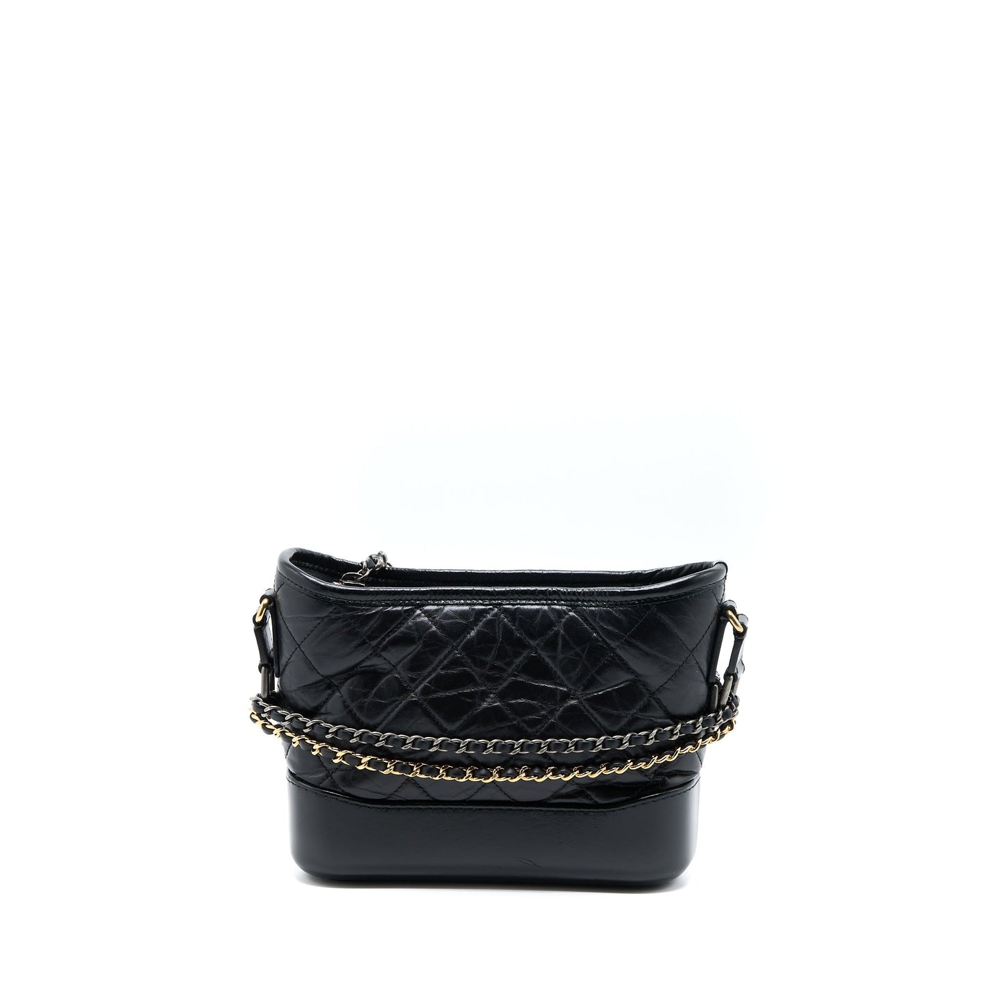 Chanel Gabrielle Hobo Calfskin Hardware Multicolor Multicolour Black Small Shoulder Bag