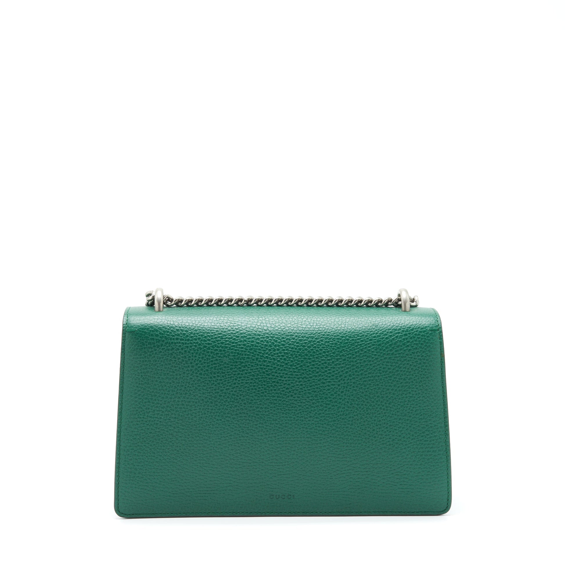 Gucci Dionysus Shoulder Bag With Multicolour Hardware Green Small