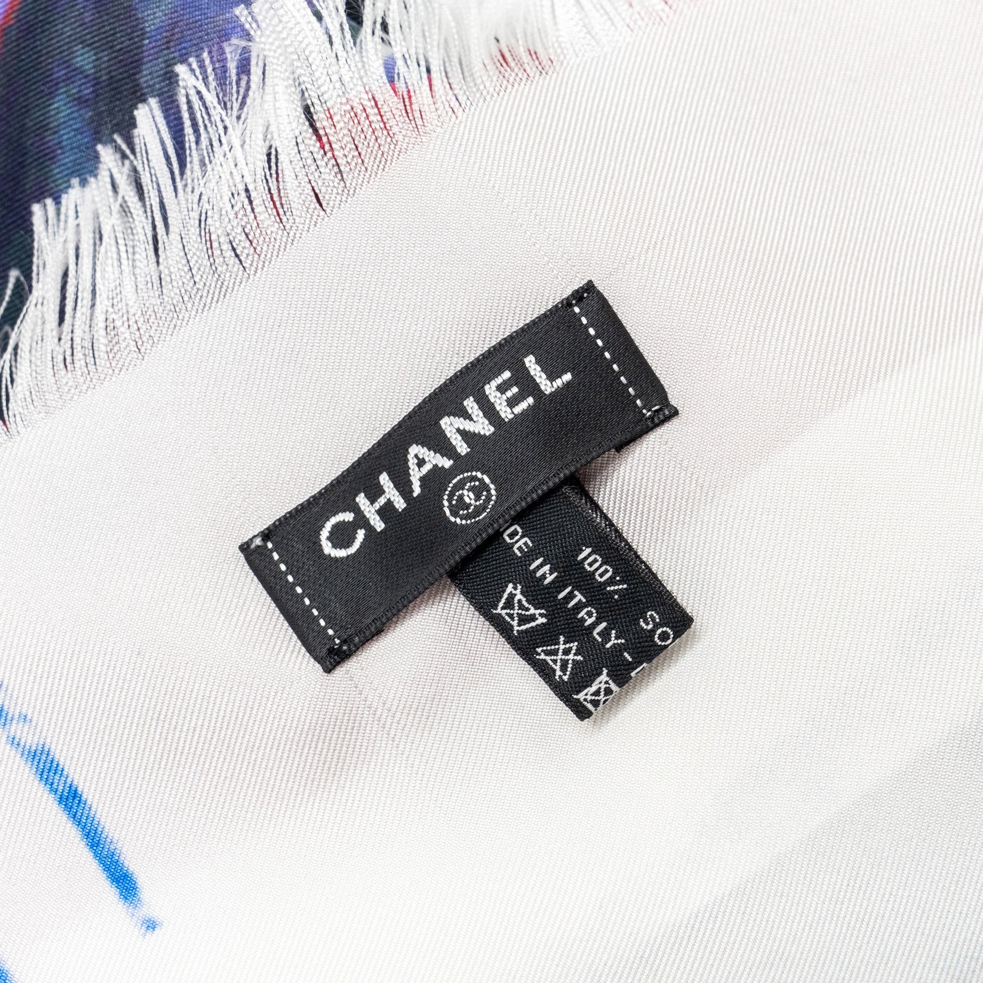 Chanel Coco Cuba Maxi Scarf Silk Multicolour