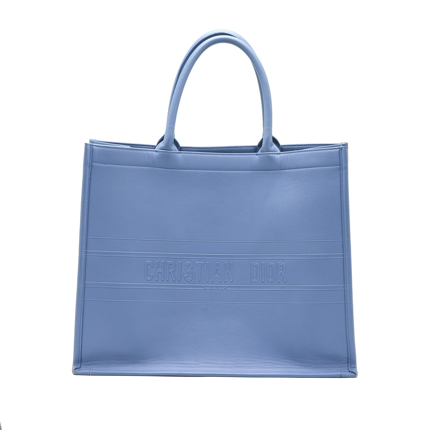 Dior Book Tote Light Handbag Blue Large Tote Bag