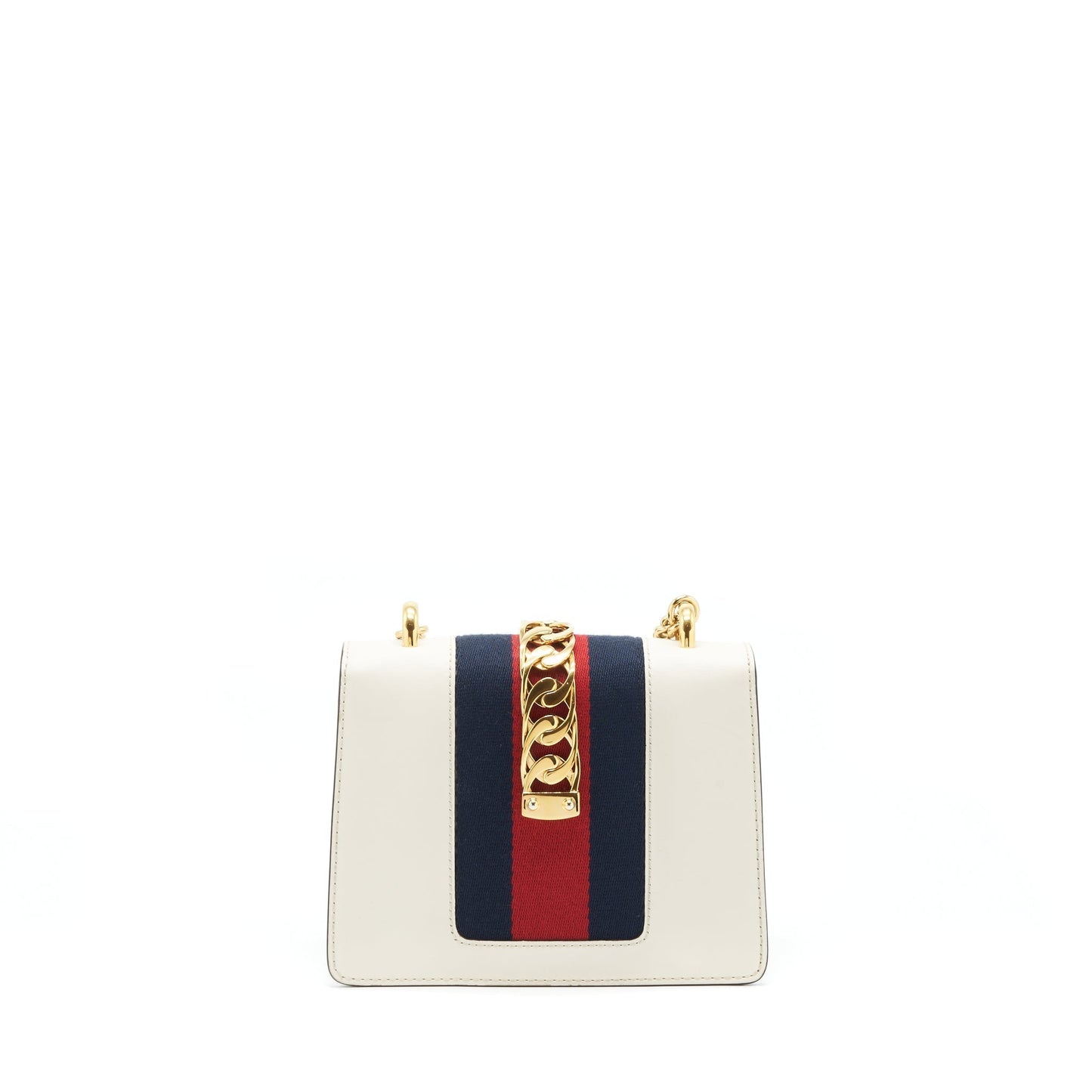 Gucci Sylvie Bag White Mini Travel Bag Ghw 1