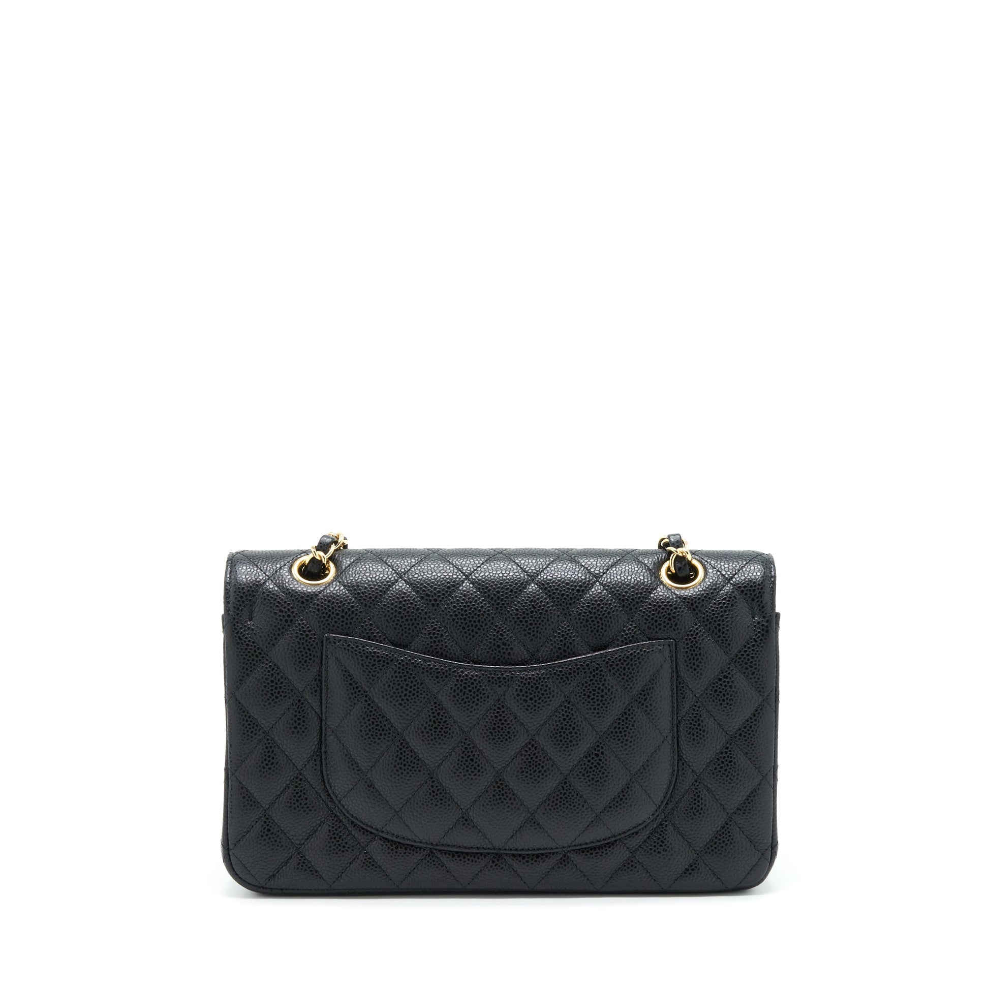 Chanel Classic Flap Caviar GHW Black Shoulder Bag Ghw 1