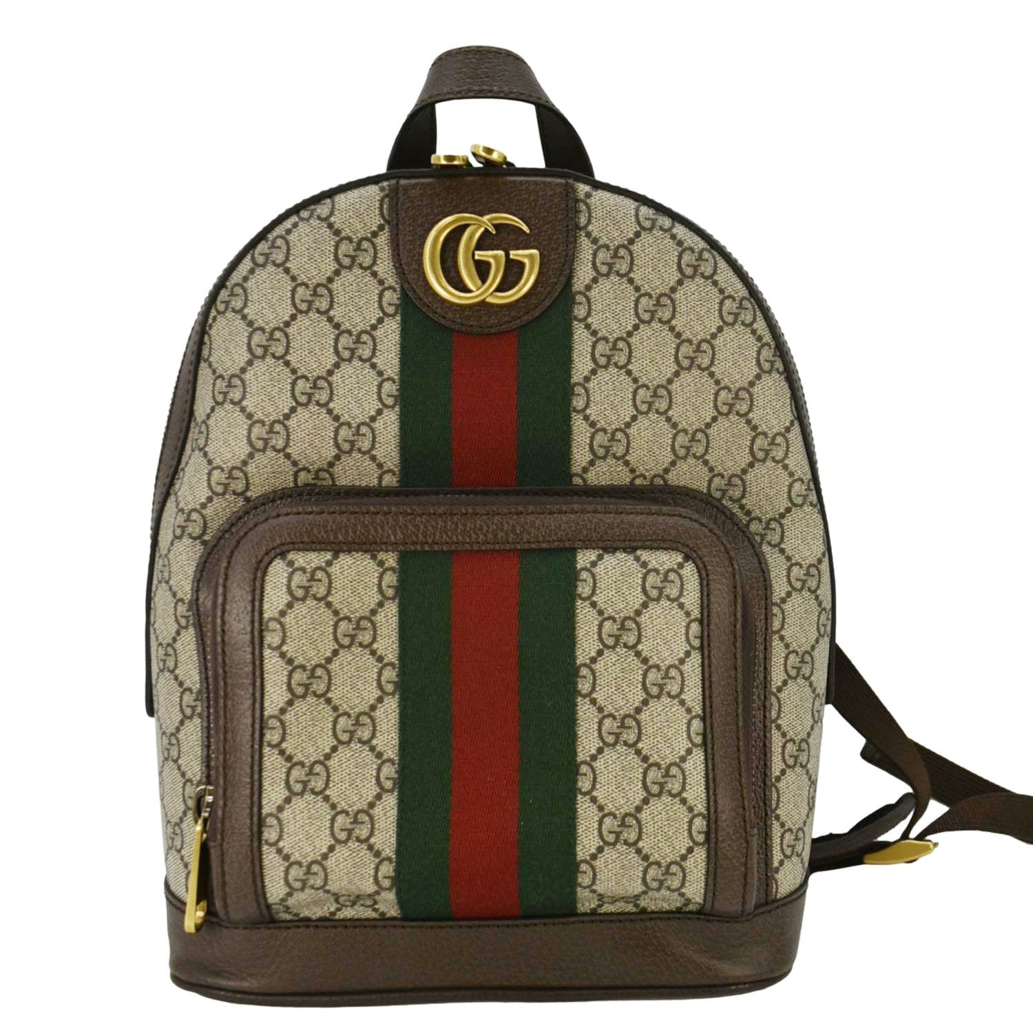 Gucci Ophidia Supreme Backpack Canvas Beige Backpack 547965