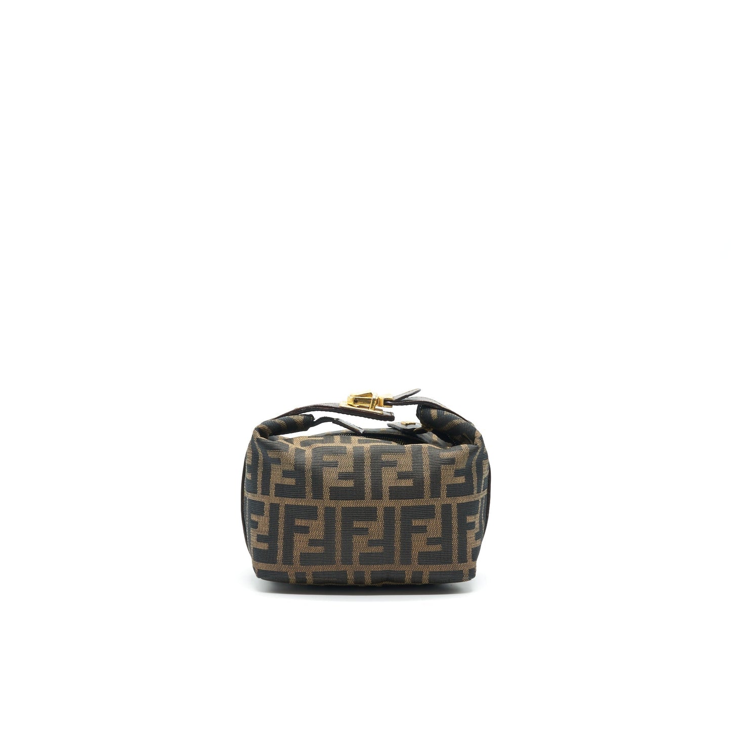 Fendi Zucca Cosmetic Purse Canvas Mini Travel Bag