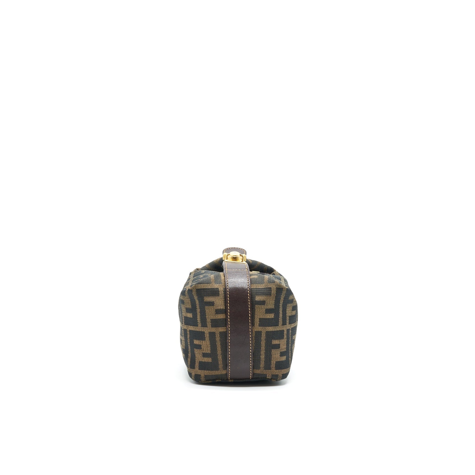 Fendi Zucca Cosmetic Purse Canvas Mini Travel Bag