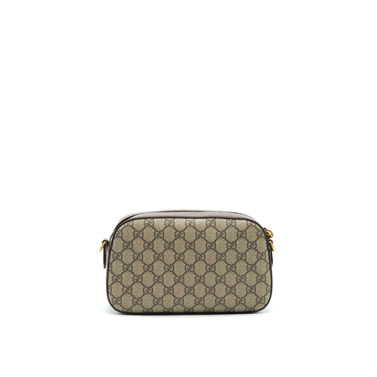 Gucci Supreme Crossbody Bag Brown