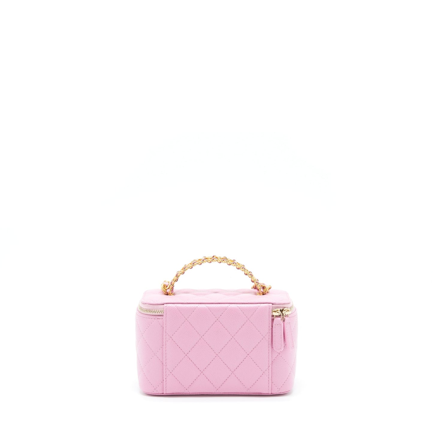 Chanel 22S Letter Top Handle Long Vanity Pink Handbag