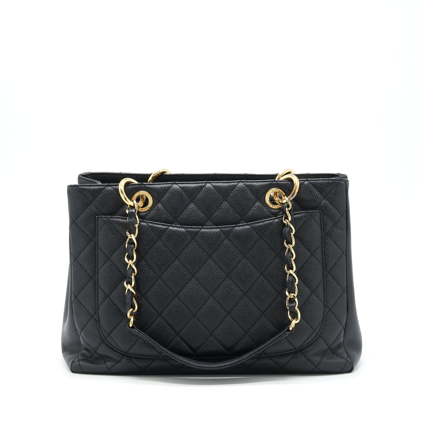 Chanel Grand Shopping Caviar GHW Black Tote Bag Ghw 1